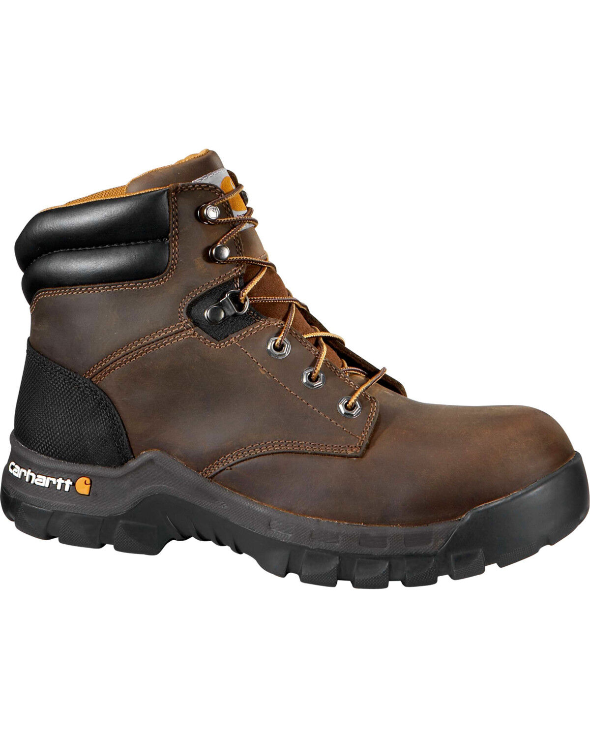 Carhartt Women's 6" Brown Rugged Flex Work Boots - Composite Toe
