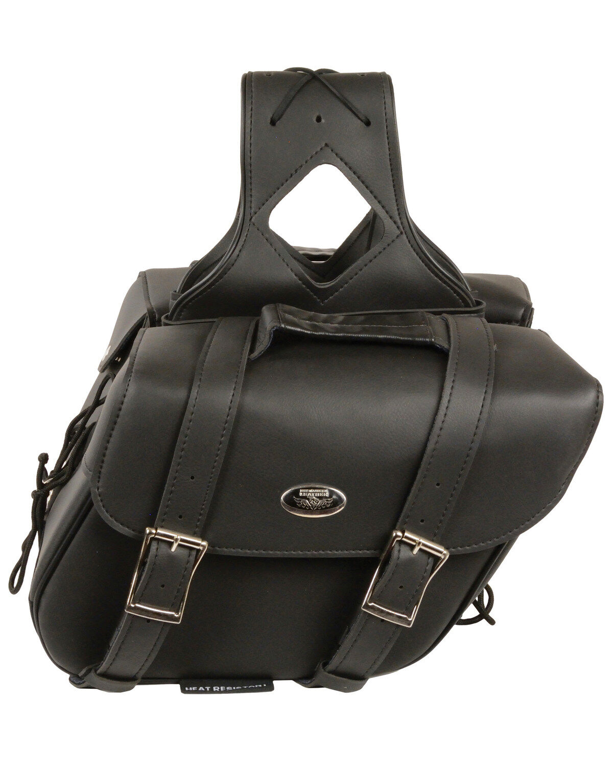 Milwaukee Leather Medium Zip-Off Slanted Throw Over Saddle Bag
