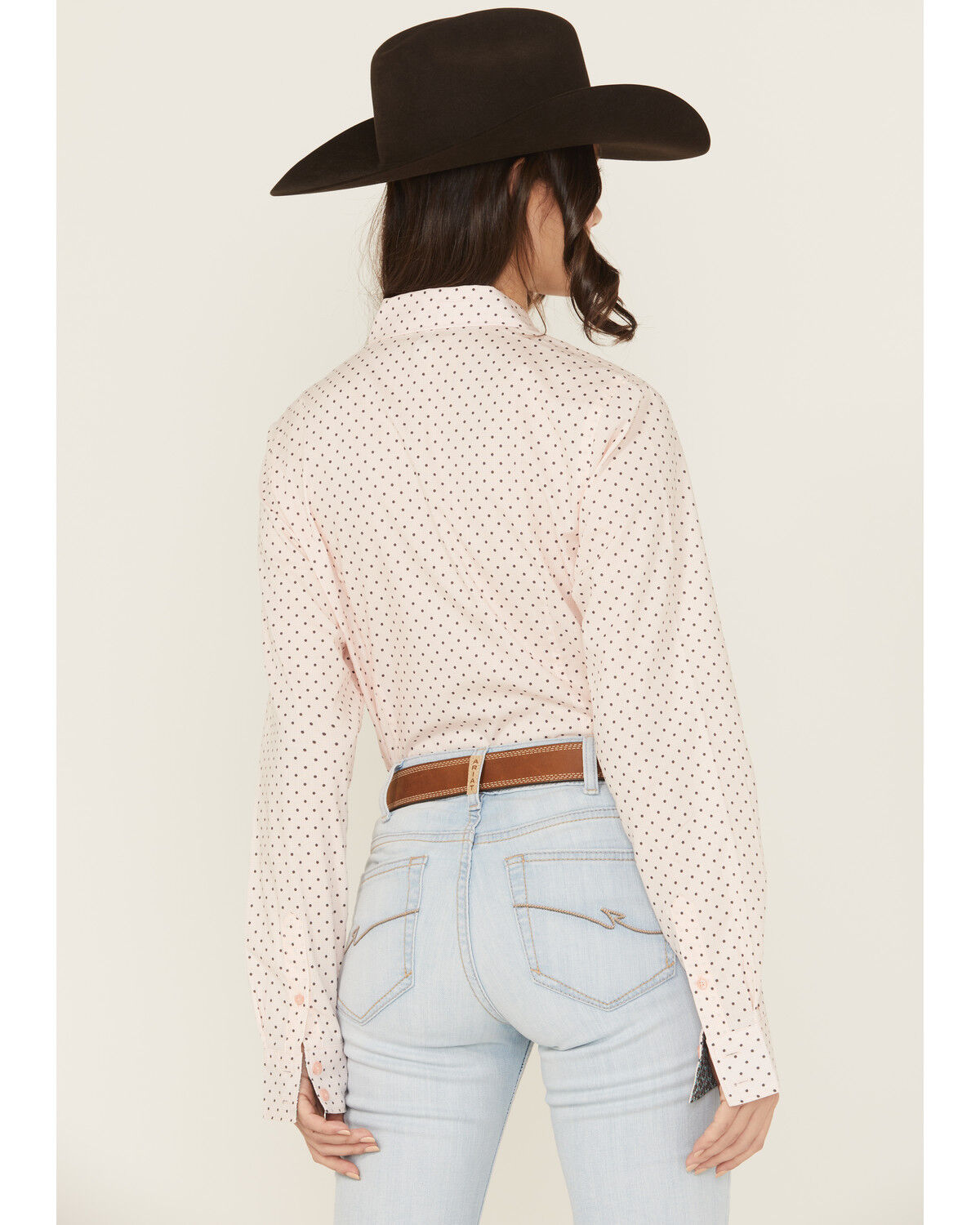 Cinch Women's Dotted Long Sleeve Button-Down Western Shirt