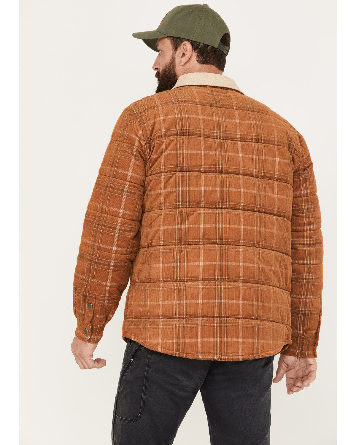 Brixton Men's Plaid Print Cass Jacket