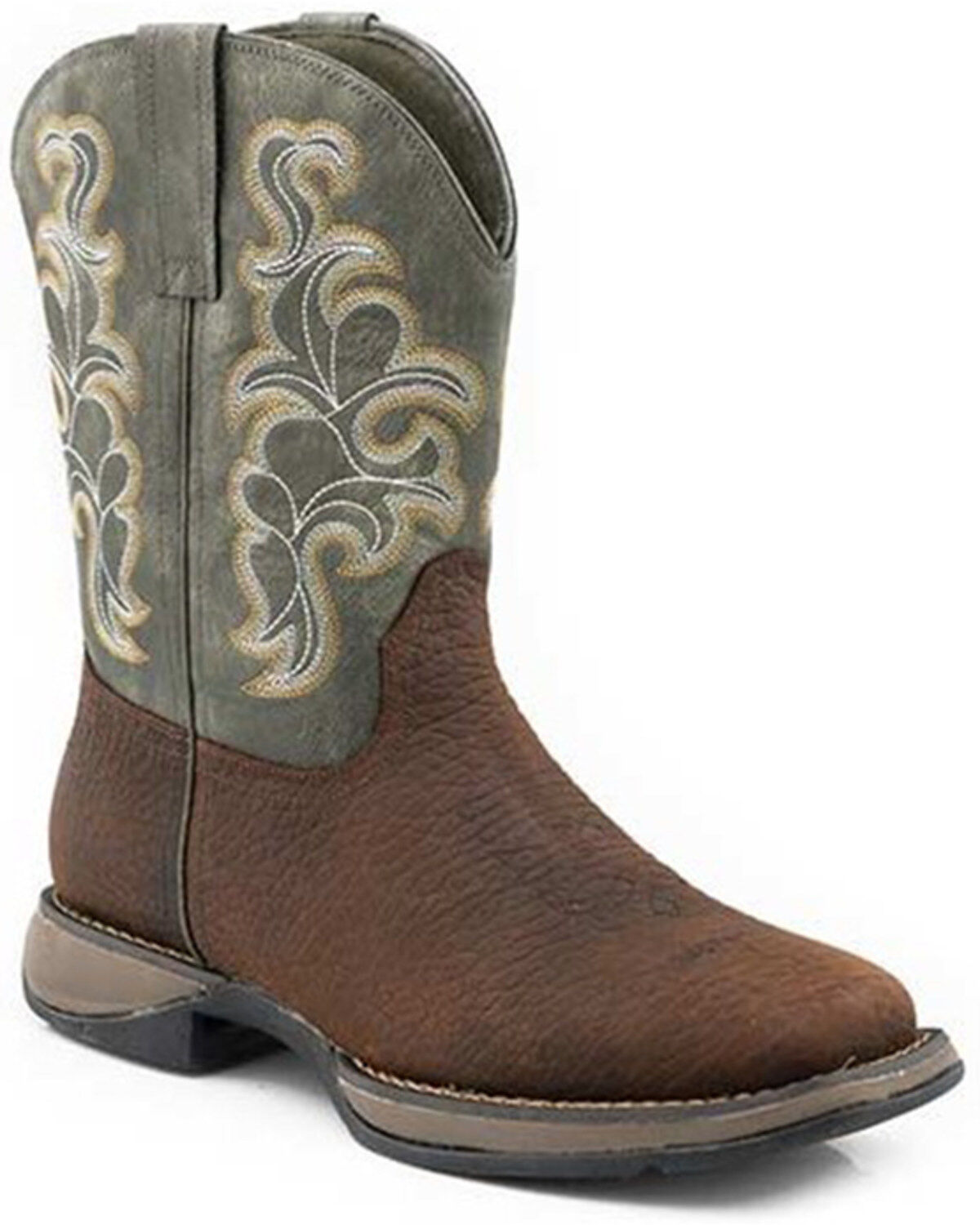Roper Men's Wilder II Tumbled Shaft Performance Western Boots - Square Toe
