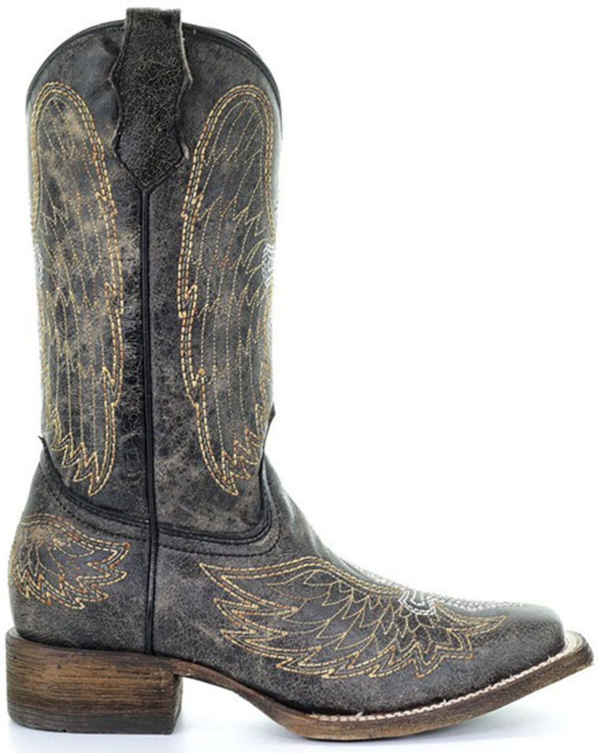 Corral Girls' Goldie Winged Western Boots - Square Toe