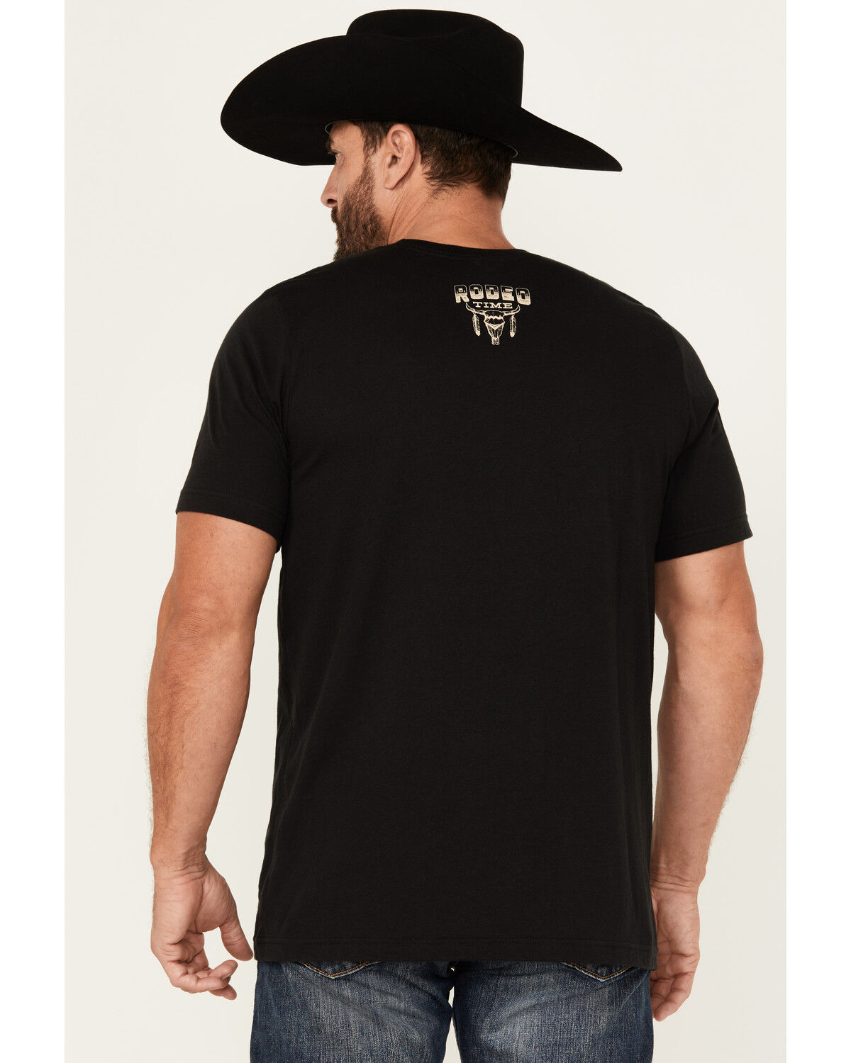 Rodeo Time Men's Just Ranchin' Short Sleeve Graphic T-Shirt