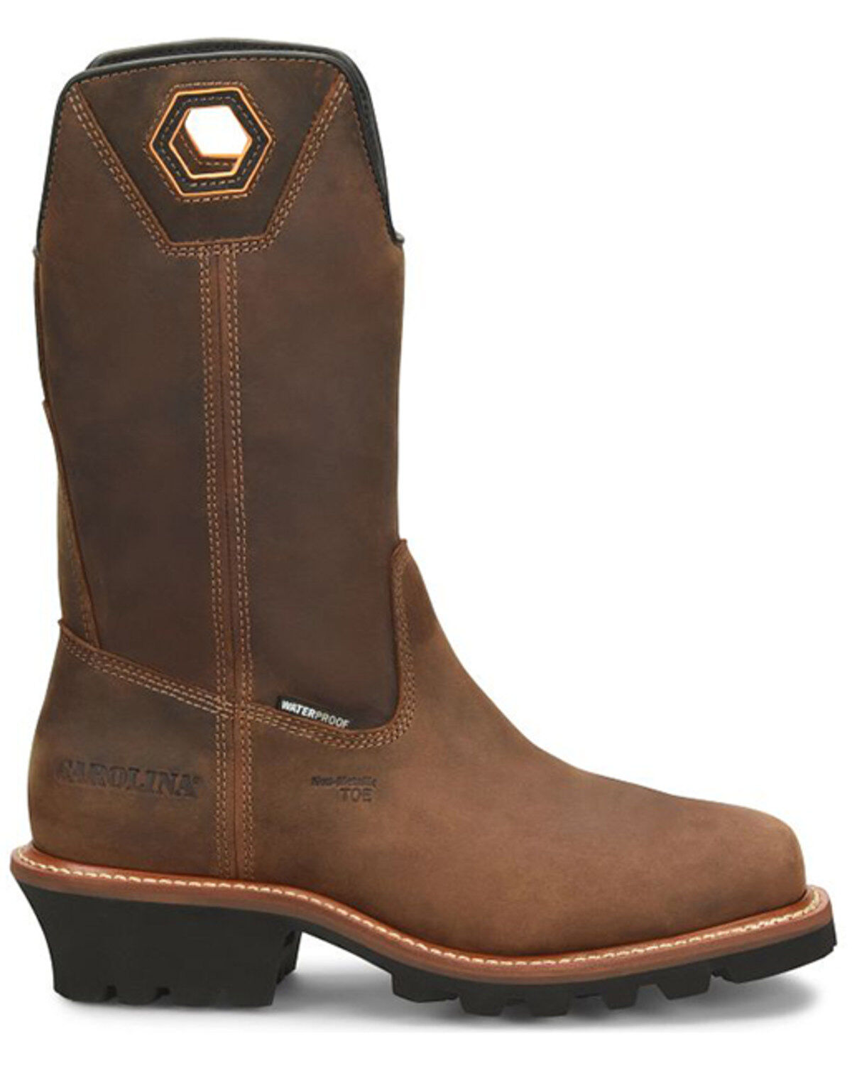 Carolina Men's 12" Coppice Wellington Waterproof Logger Work Boots - Composite Toe