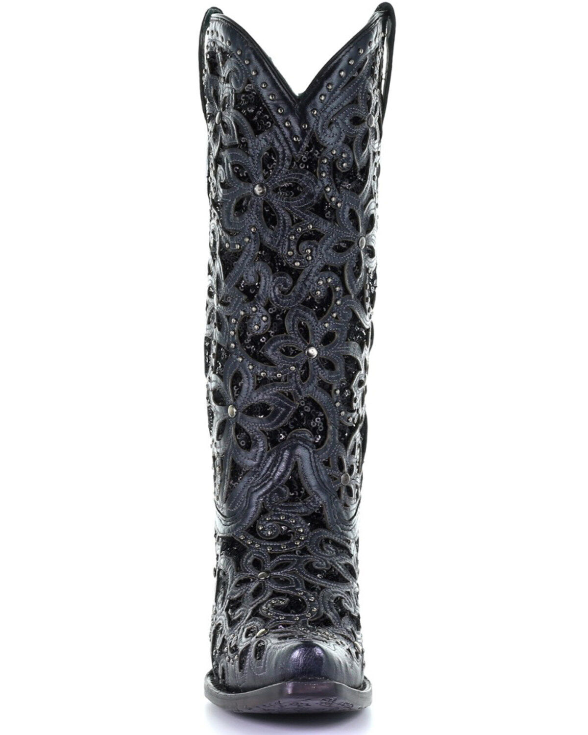 Corral Women's Inlay Embroidery Western Boots - Snip Toe