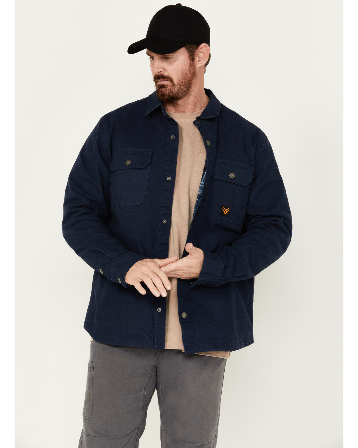 Hawx Men's Weathered Canvas Fleece Lined Jacket