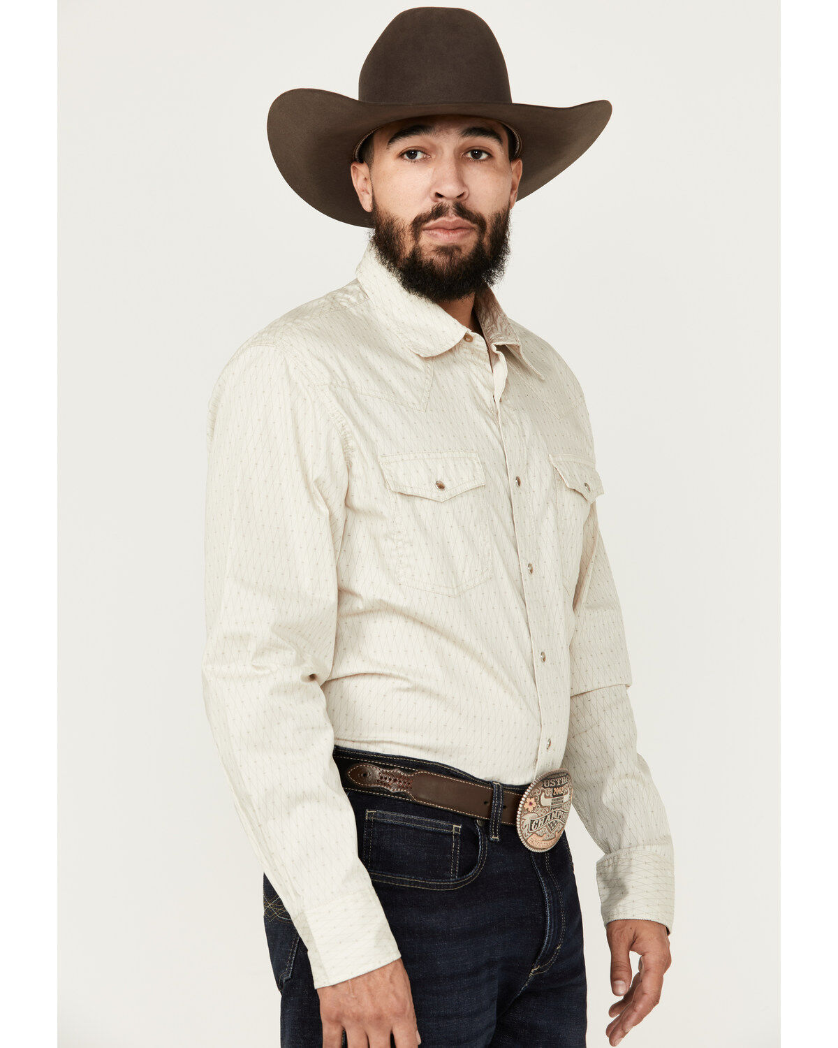 Wrangler Men's 20X Advanced Comfort Print Long Sleeve Snap Western Shirt