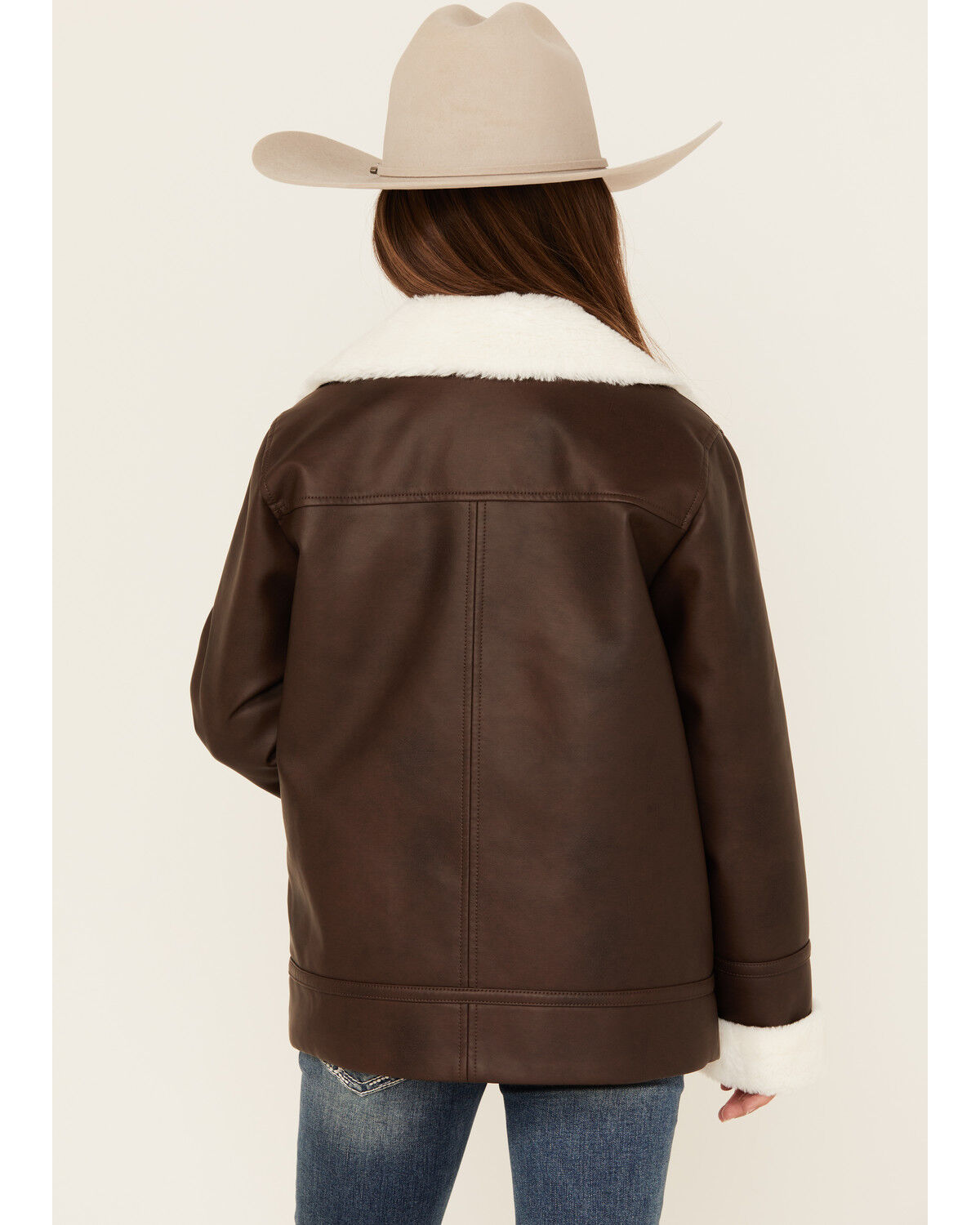 Urban Republic Little Girls' Bonded Sherpa Moto Jacket