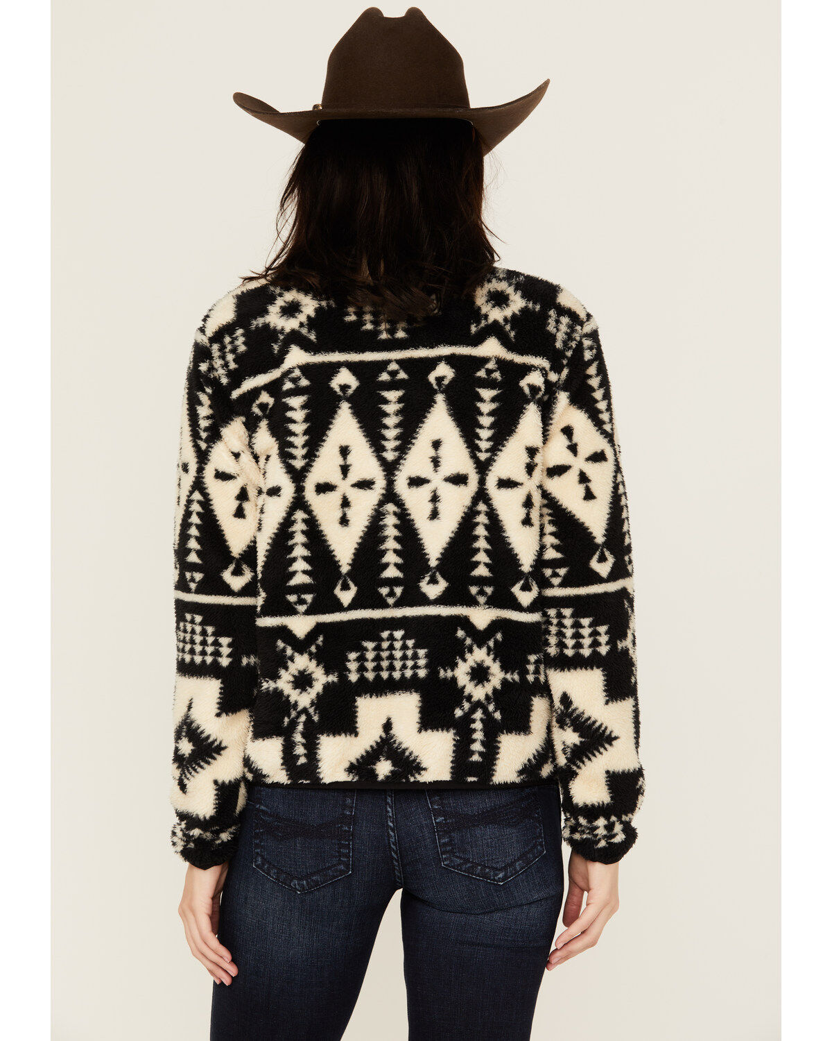 Ariat Women's Berber Southwestern Print Sherpa Pullover