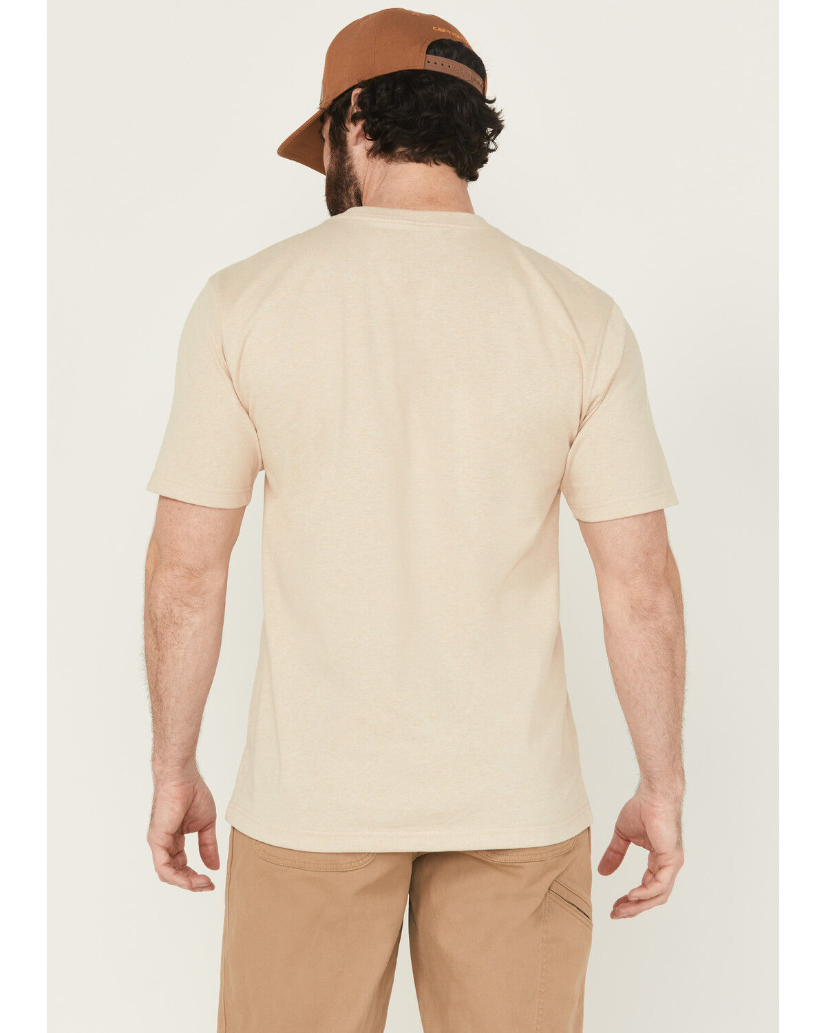 Carhartt Men's Loose Fit Heavyweight Logo Pocket Work T-Shirt