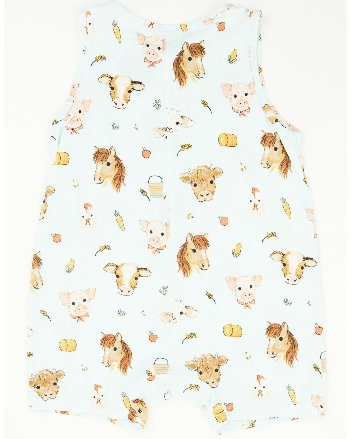 Angel Dear Infant Boys' Animal Faces Sleeveless Romper Onesie