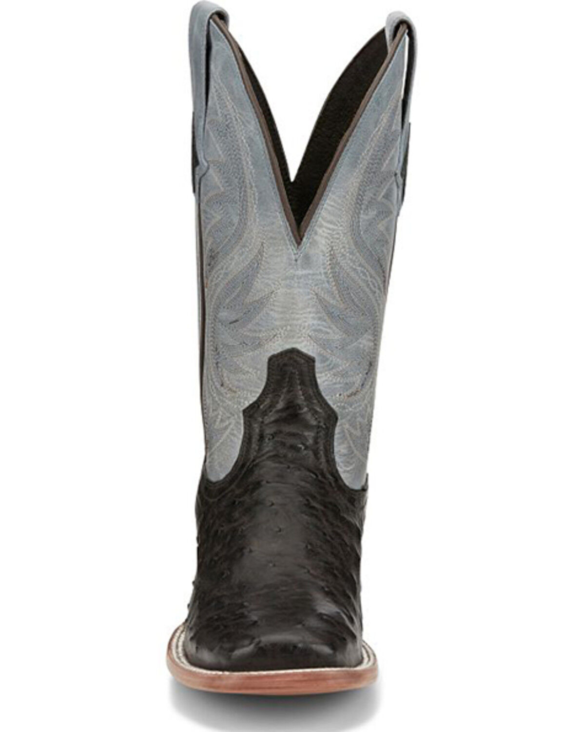 Tony Lama Men's Searcy Exotic Full Quill Ostrich Western Boots - Broad Square Toe