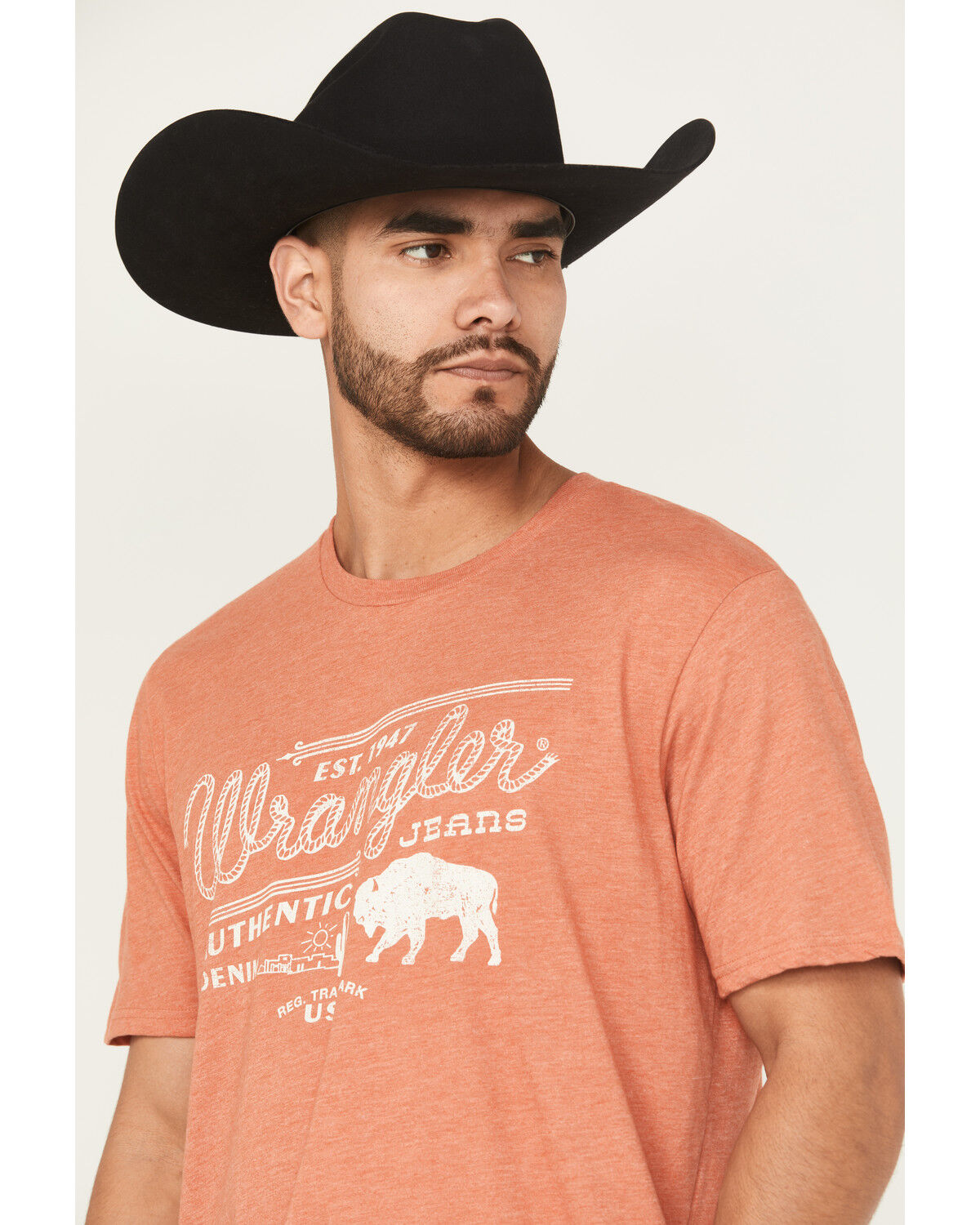 Wrangler Men's Roped Logo Short Sleeve Graphic T-Shirt