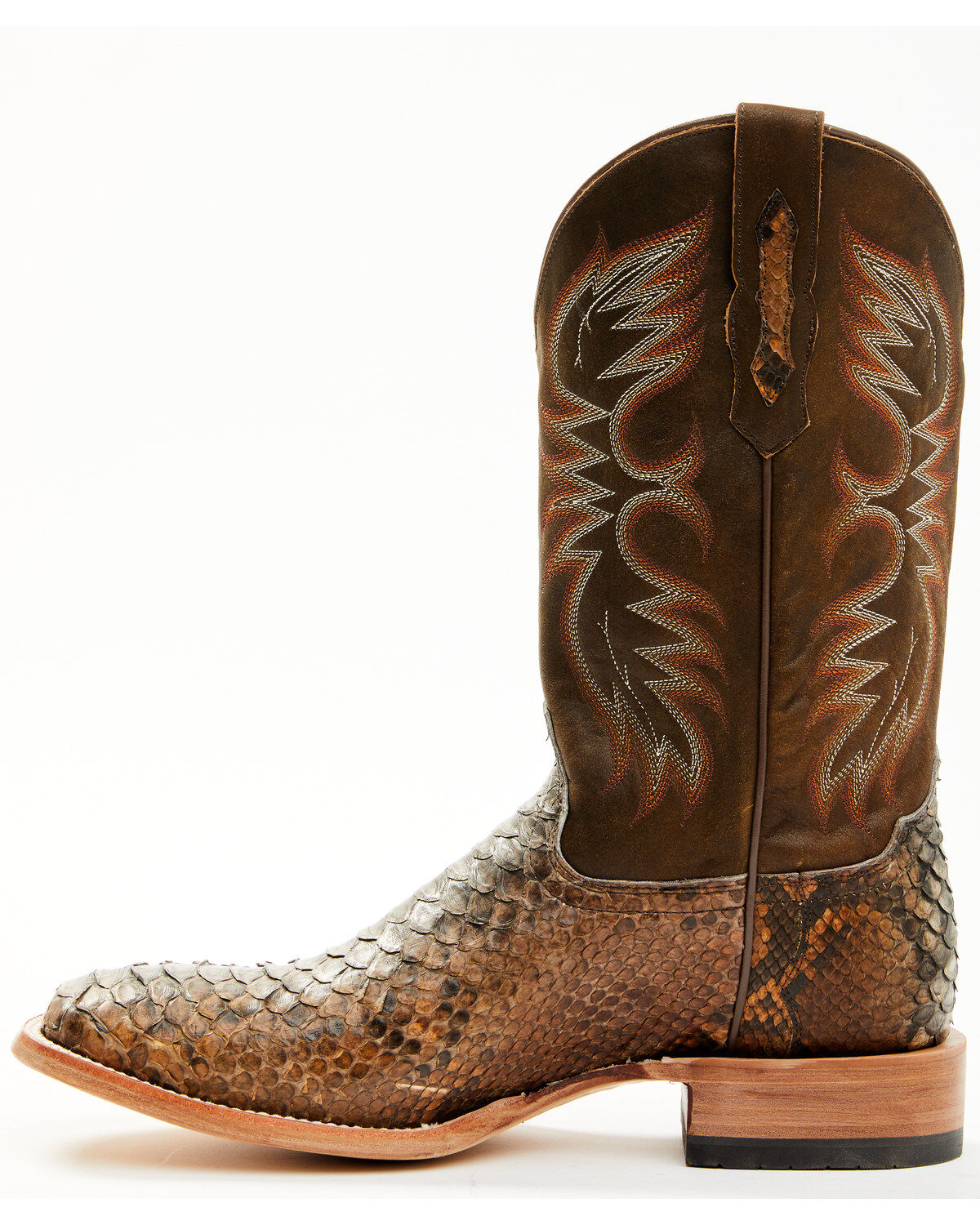 Cody James Men's Python Exotic Western Boots - Broad Square Toe