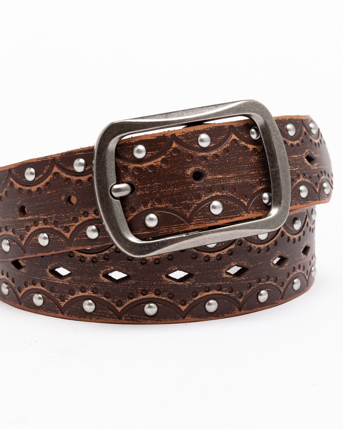 Shyanne Women's Embossed Studded Belt