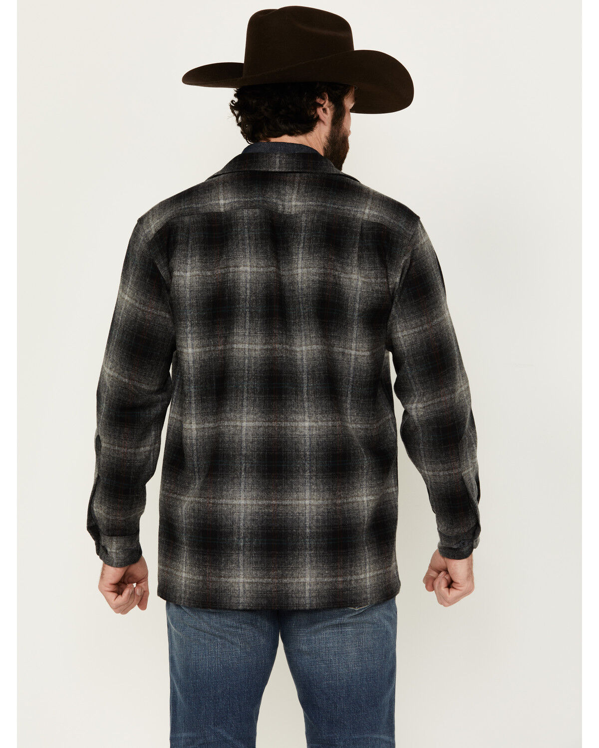 Pendleton Men's Boardshirt Plaid Print Long Sleeve Button-Down Western Shirt