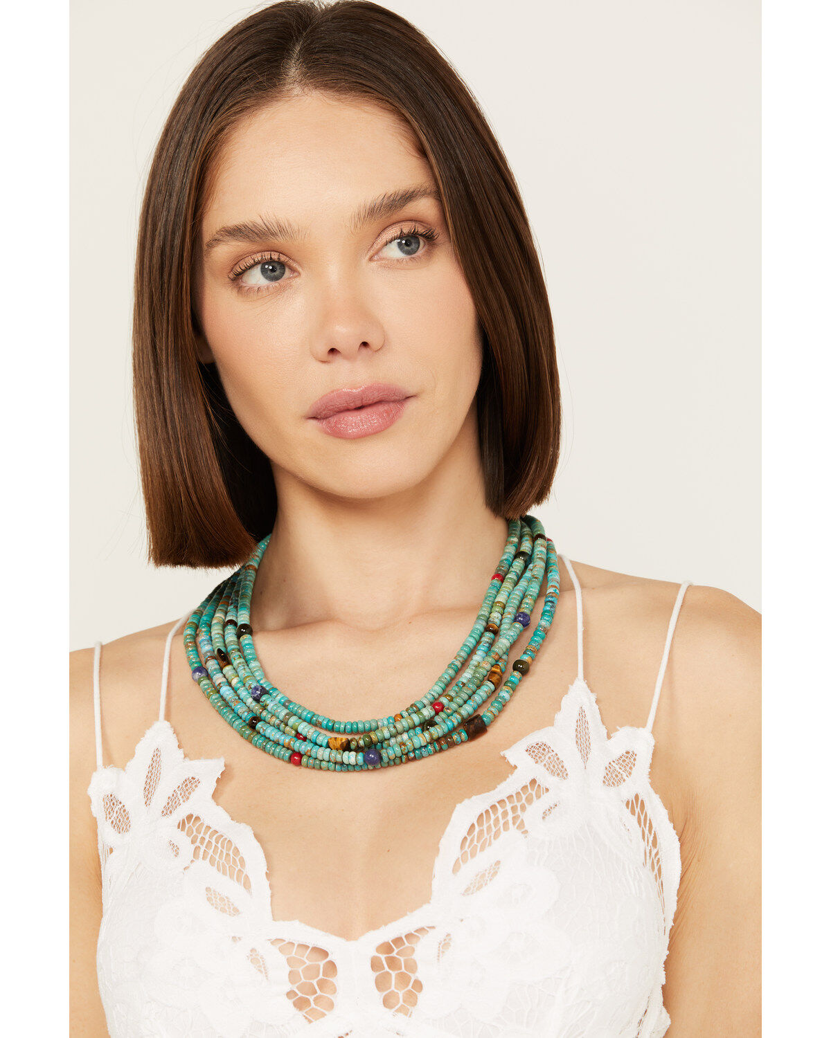 Paige Wallace Women's Rondelle Necklace