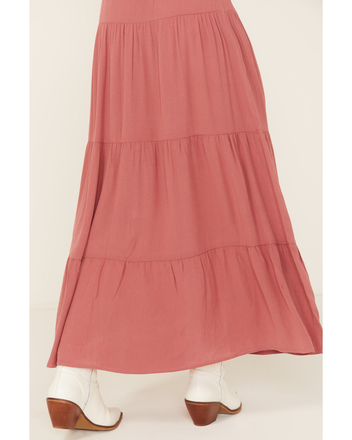 Originality Women's Tiered Maxi Skirt