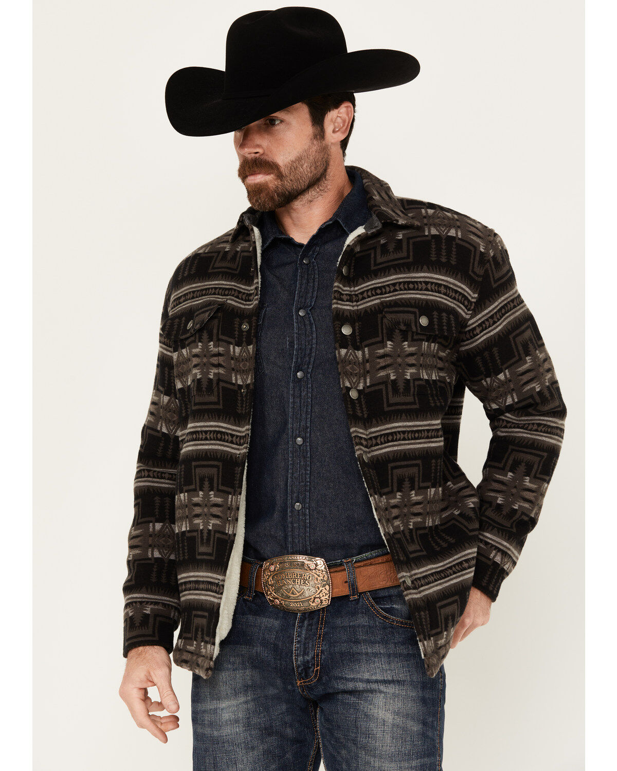 Pendleton Men's Harding Bay City Snap Sherpa Jacket