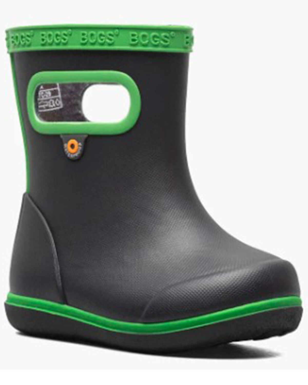 Bogs Boys' Skipper II Solid Rain Boots - Round Toe