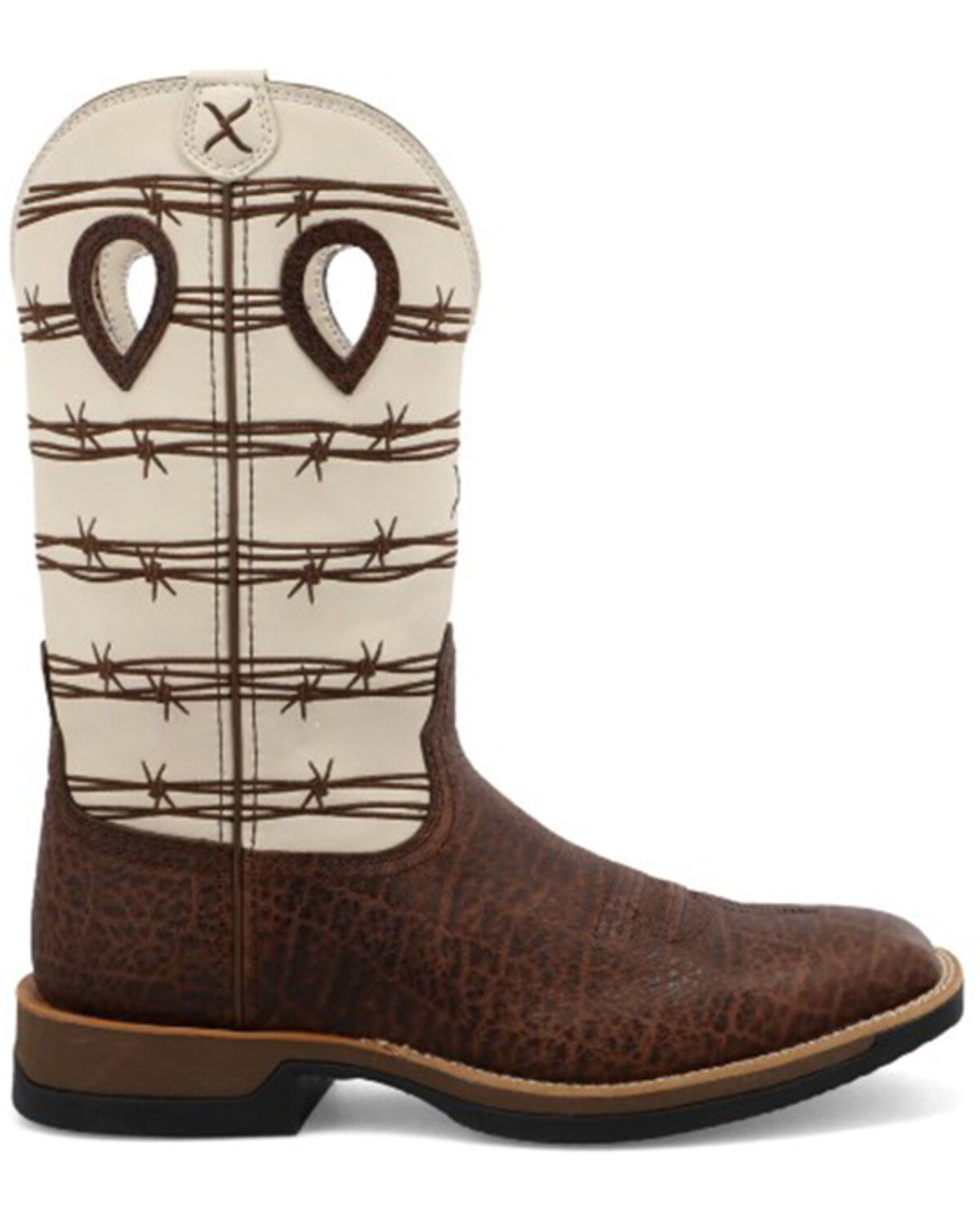 Twisted X Men's 12" Elephant Print Tech X Western Performance Boots - Broad Square Toe