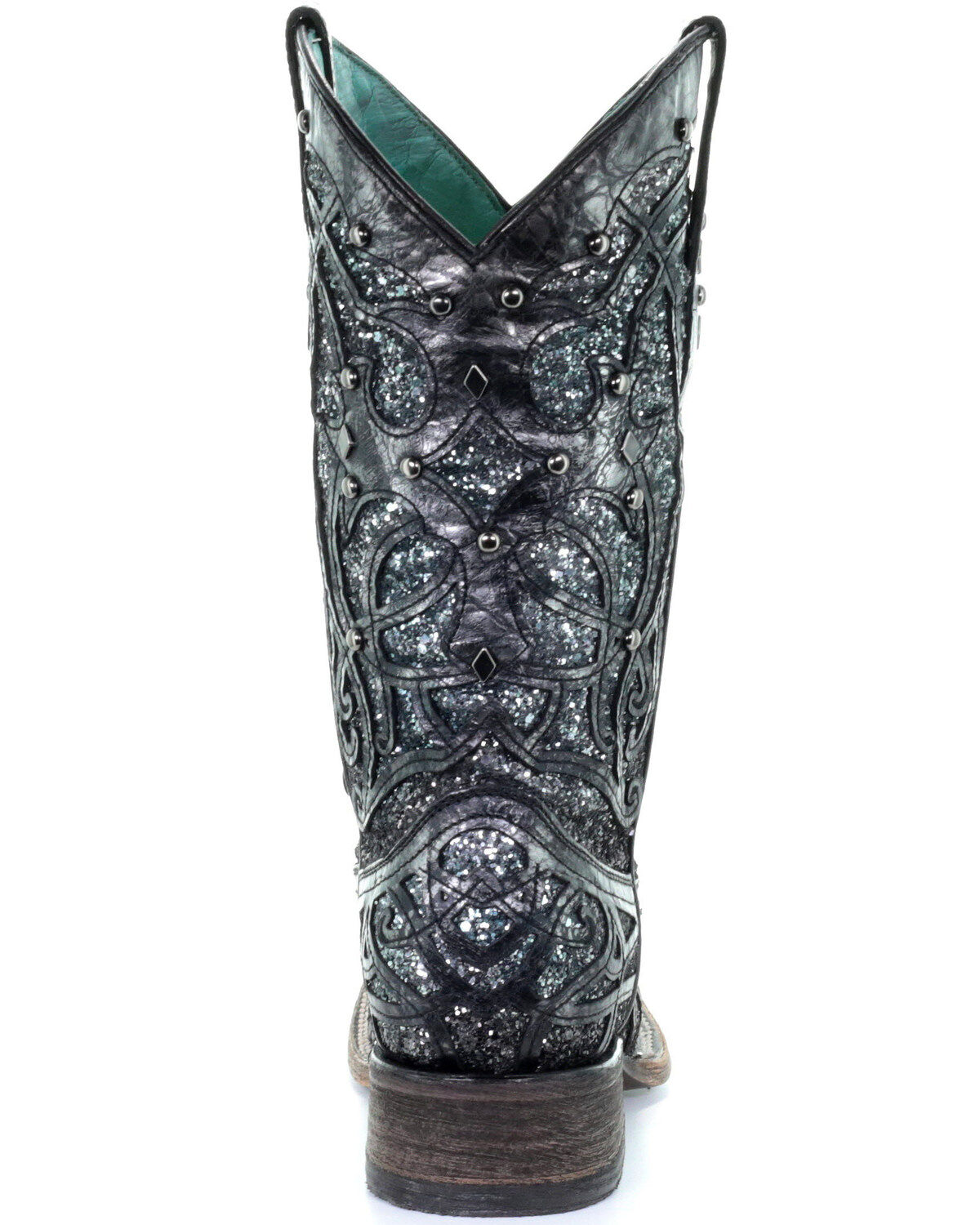 Corral Women's Glitter Inlay Western Boots - Square Toe