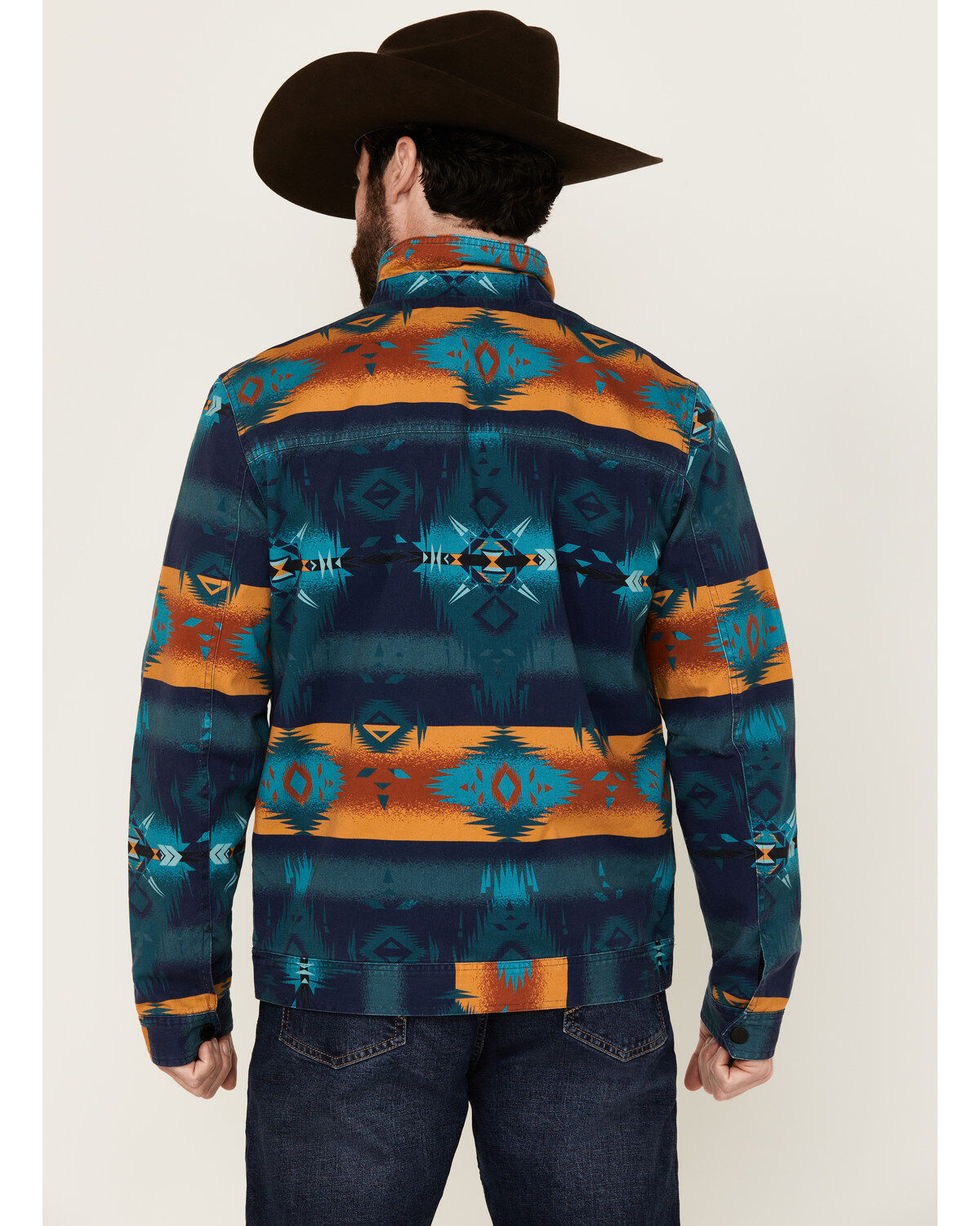 RANK 45® Men's Twill Southwestern Print Jacket