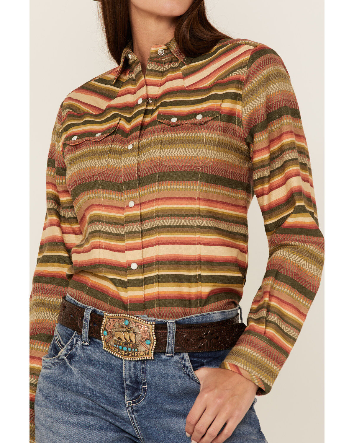 Tasha Polizzi Women's Cold 44 Valley Serape Snap Western Shirt