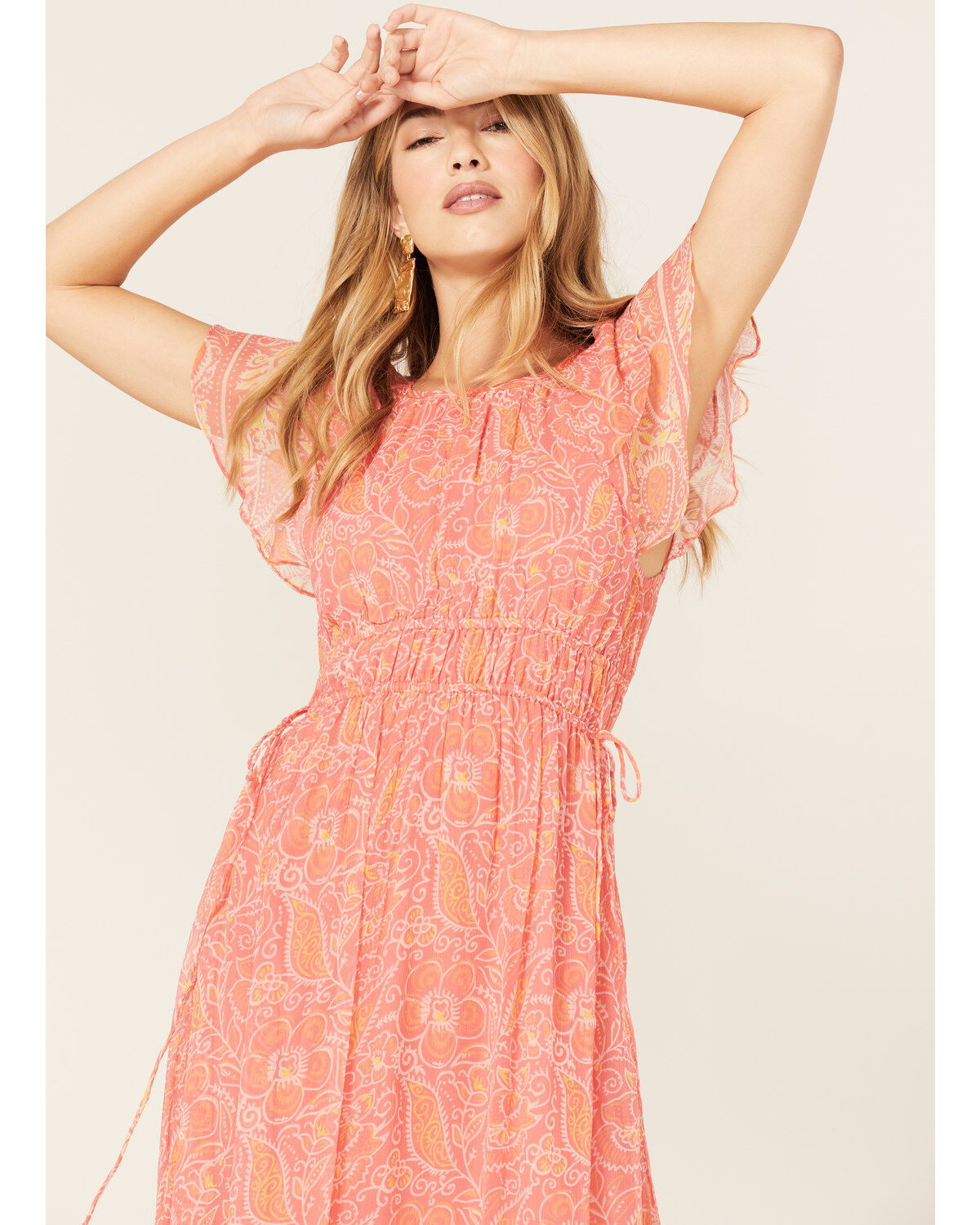 Cleobella Women's Floral Blossom Print Hannah Midi Dress