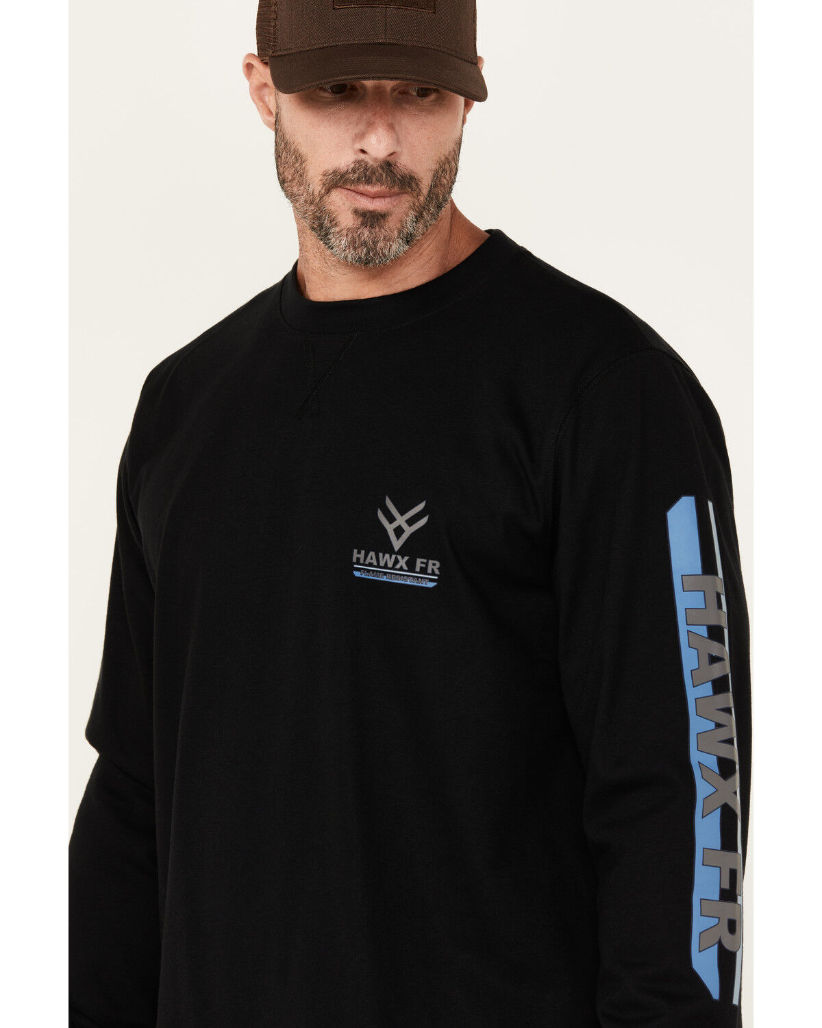 Hawx Men's FR Tower Long Sleeve Graphic Work T-Shirt