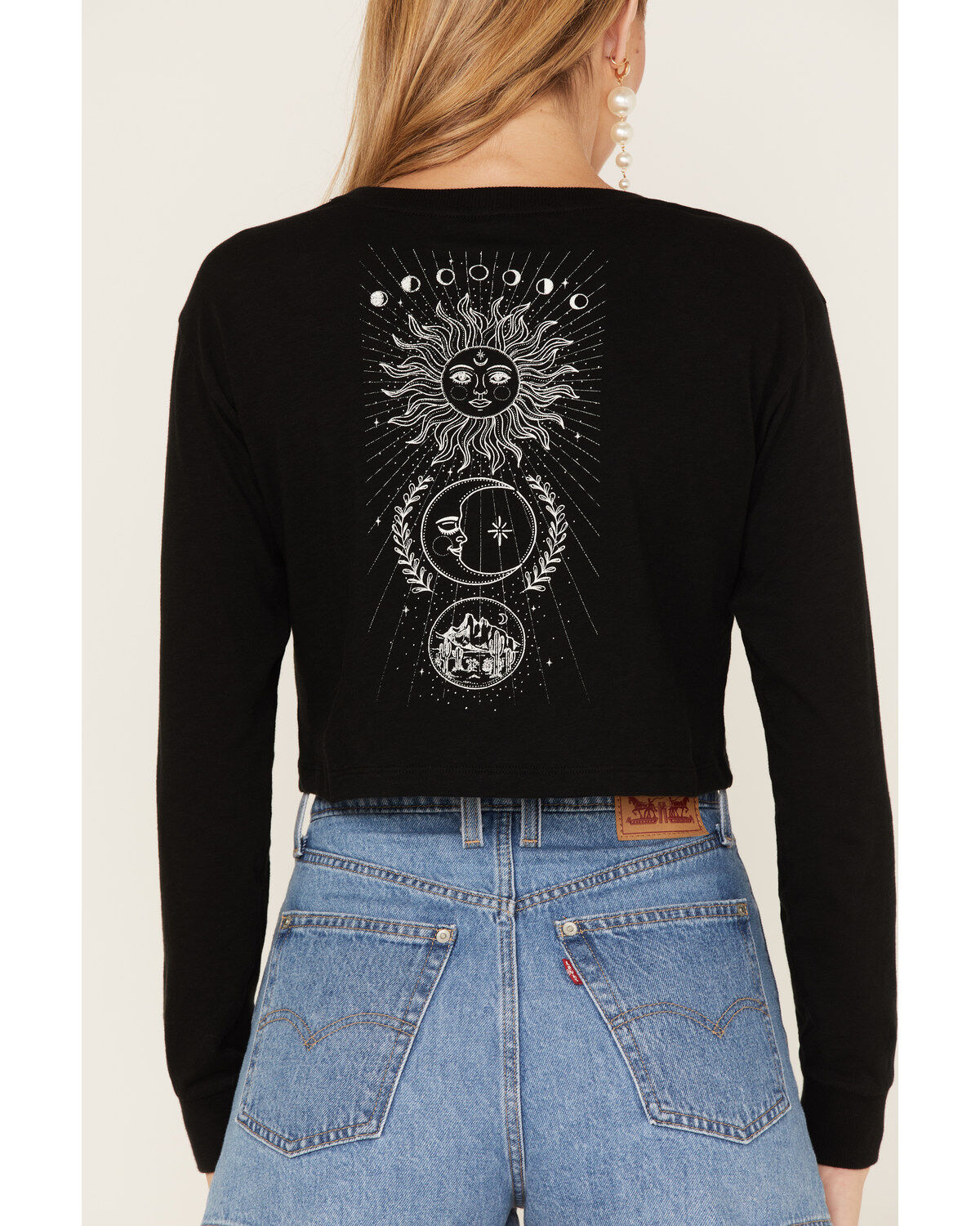 Shyanne Women's Celestial Long Sleeve Graphic Tee