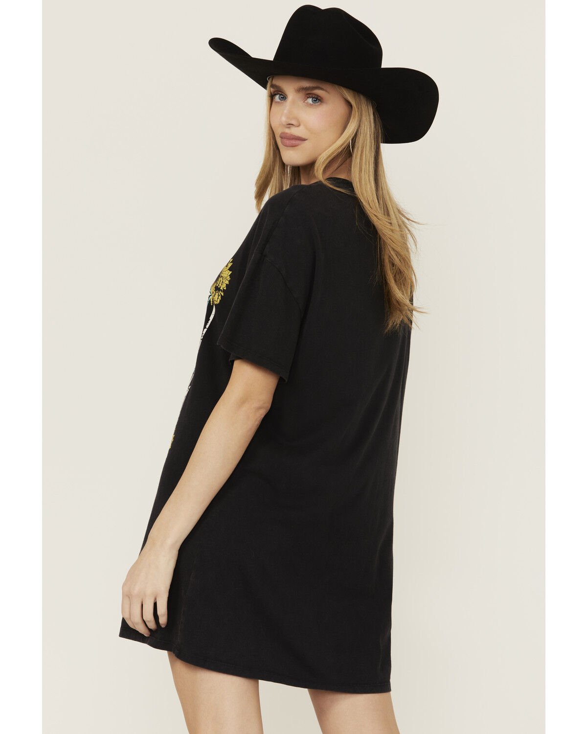 Rock & Roll Denim Women's Desert Short Sleeve Graphic Mini Dress