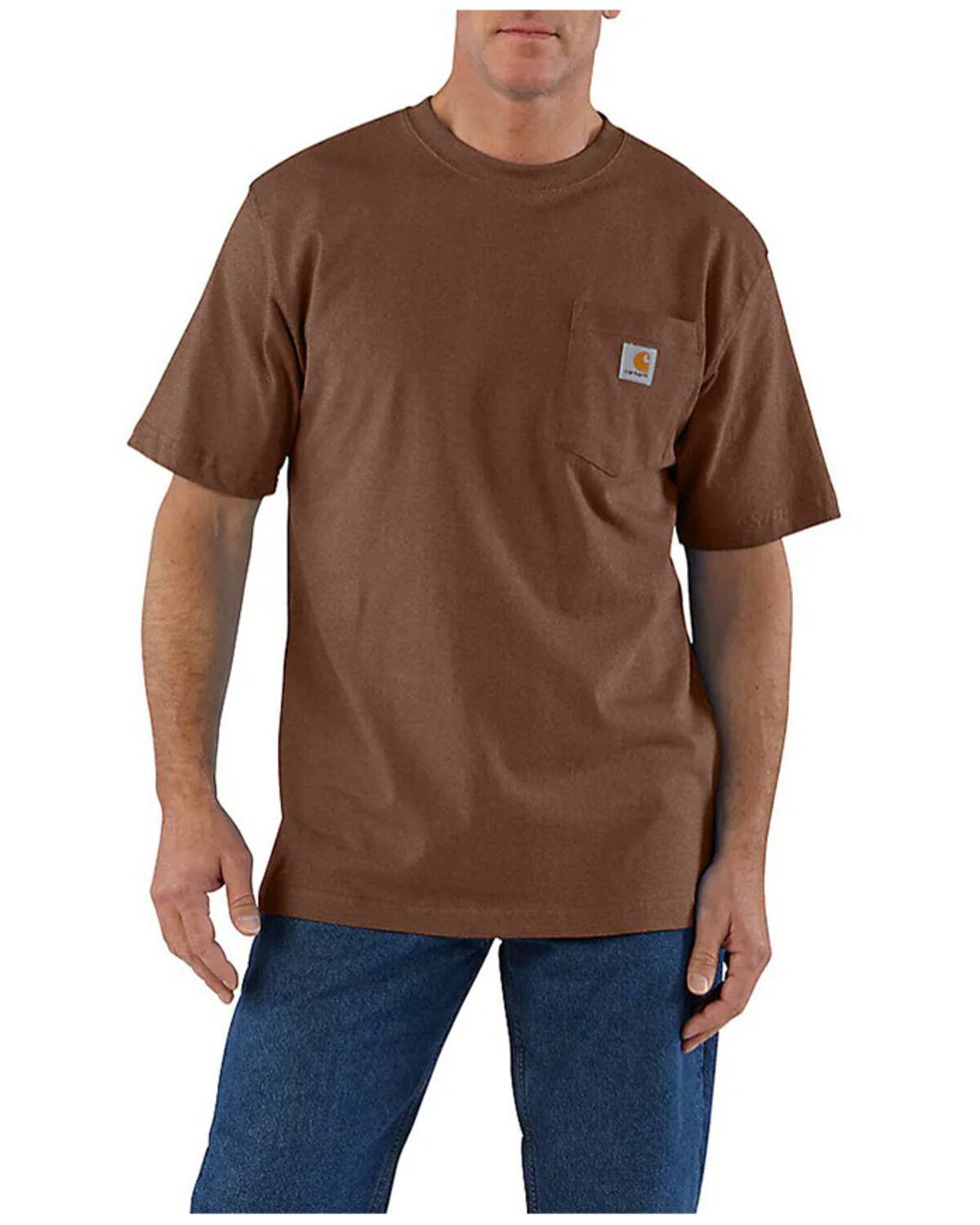 Carhartt Men's Loose Fit Heavyweight Short Sleeve Pocket T-Shirt