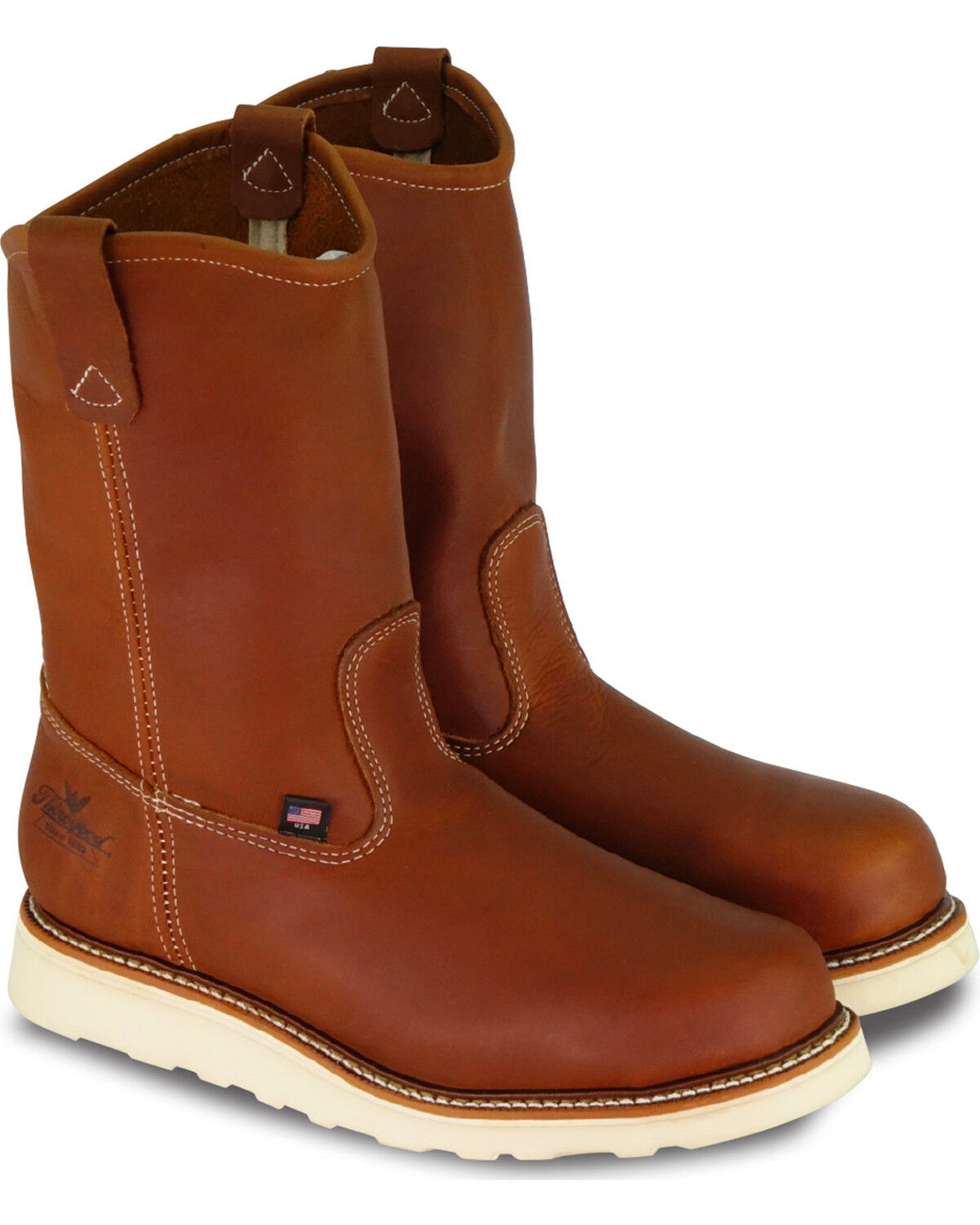 Thorogood Men's American Heritage Wellington USA Wedge Sole Boot - Soft Toe