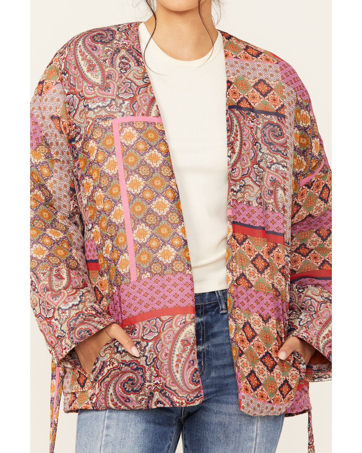 Molly Bracken Women's Livia Patchwork Shacket