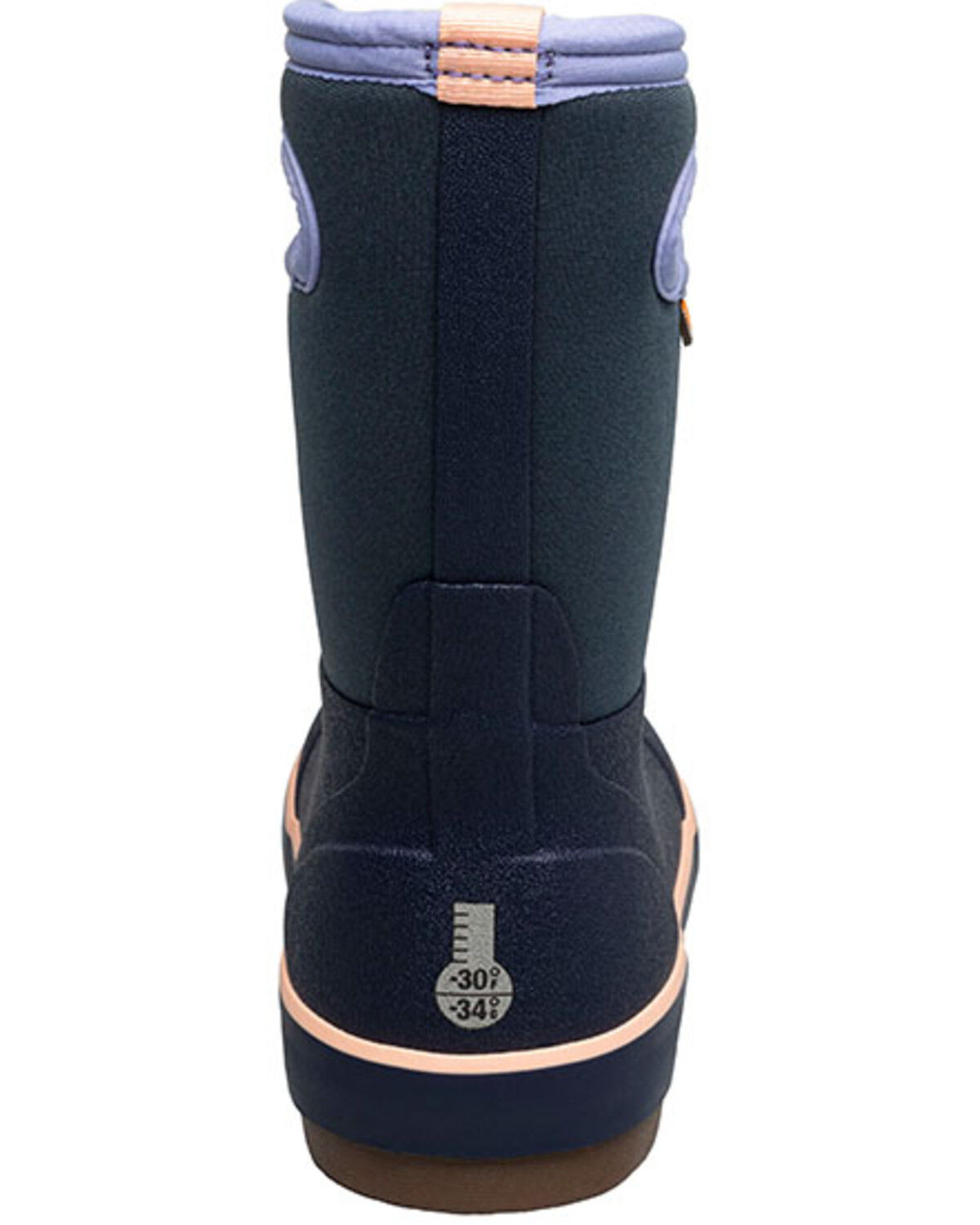 Bogs Girls' Classic II Solid Waterproof Boots - Round Toe