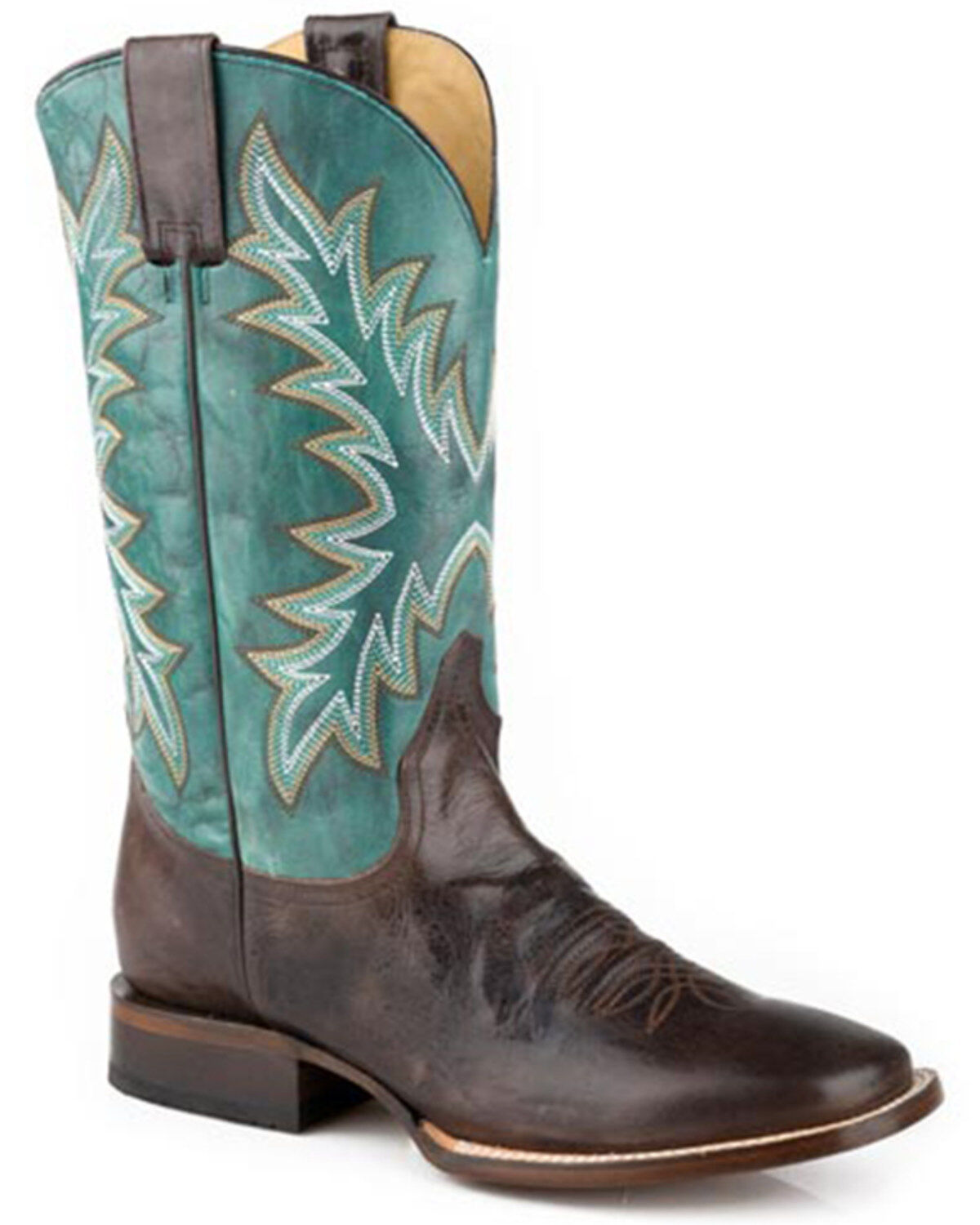Stetson Men's Cole Western Boots - Broad Square Toe