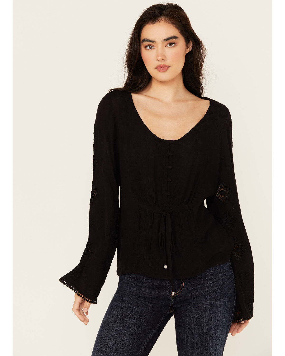 Idyllwind Women's Sharondale Embroidered Long Sleeve Button-Down Shirt