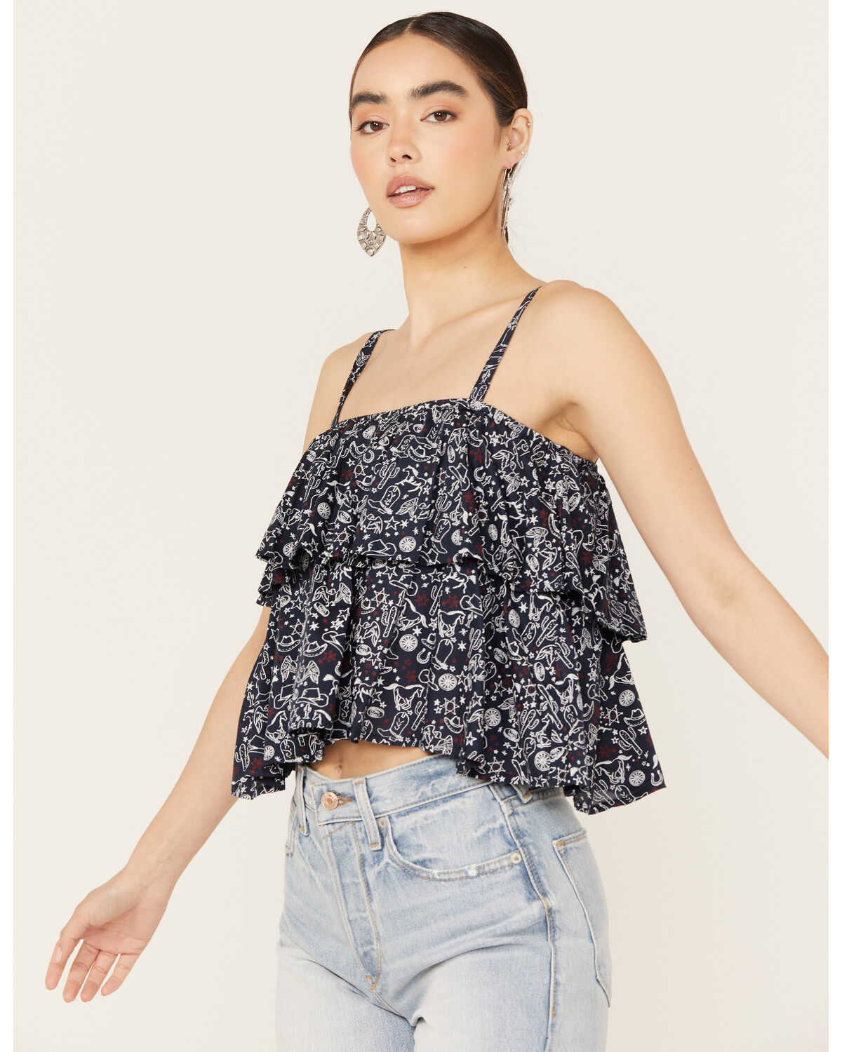 Ariat Women's Howdy Print Top