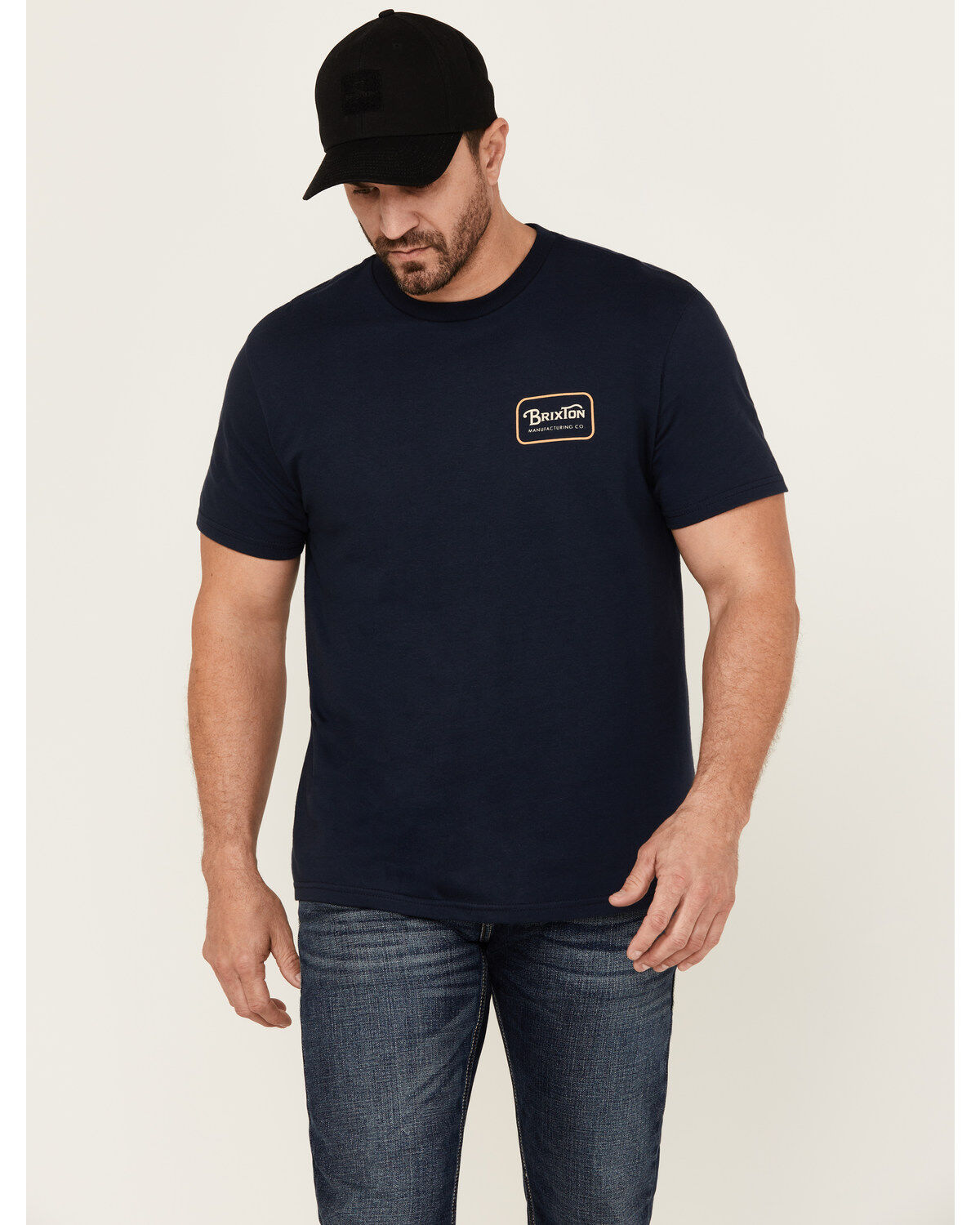 Brixton Men's Grade Logo Short Sleeve Graphic T-Shirt