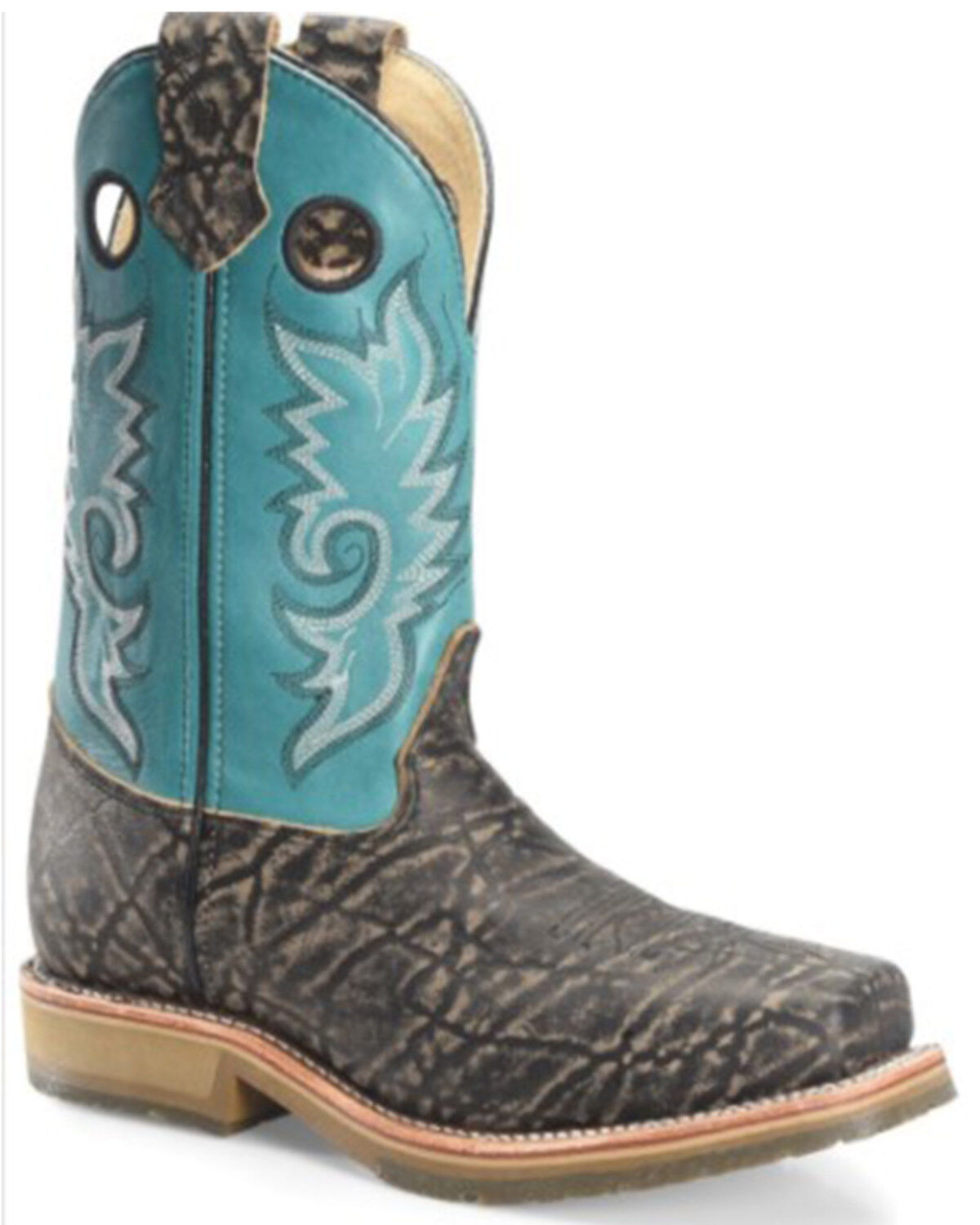 Double H Men's Shark Print Western Work Boots - Composite Toe