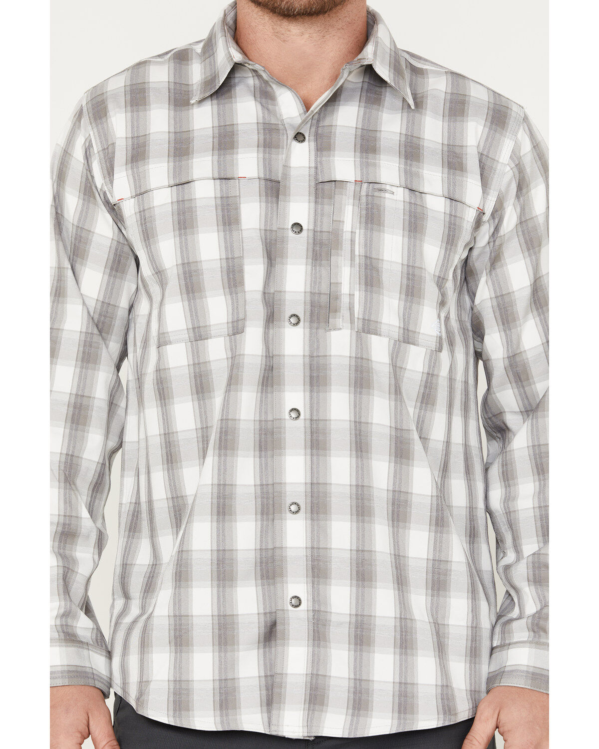 Dickies Men's Temp IQ Plaid Long Sleeve Western Snap Work Shirt
