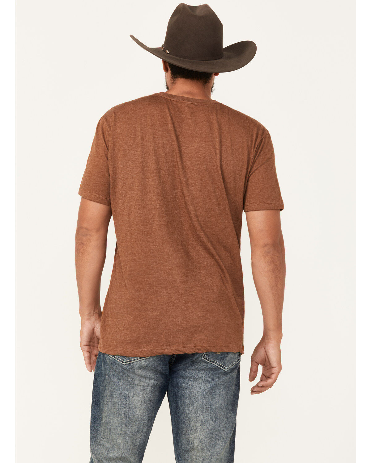 Brothers and Sons Men's Brown Bear Short Sleeve Graphic T-Shirt