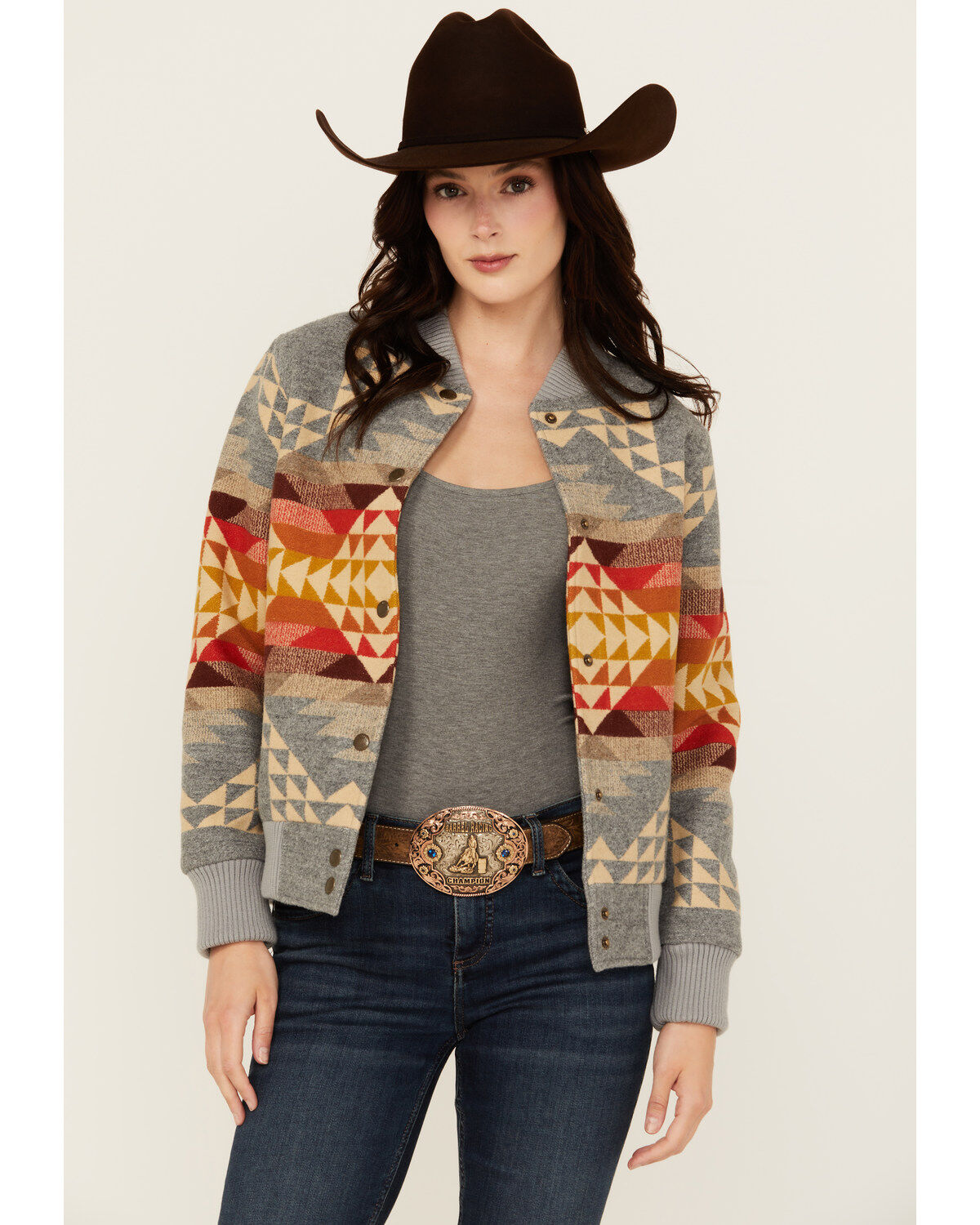 Pendleton Women's Printed Bomber Jacket
