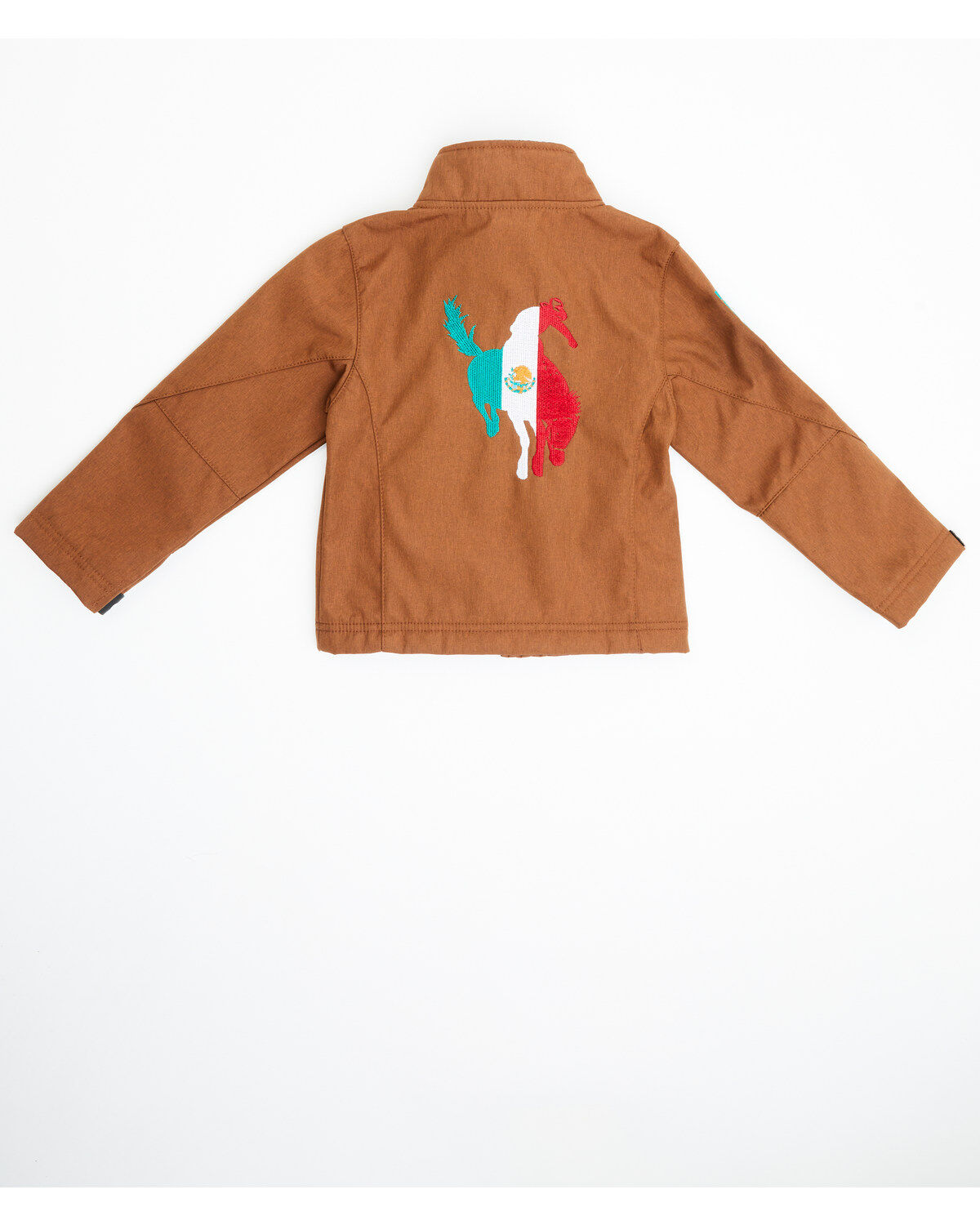 Rodeo Clothing Boys' Mexico Flag Waterproof Softshell Jacket