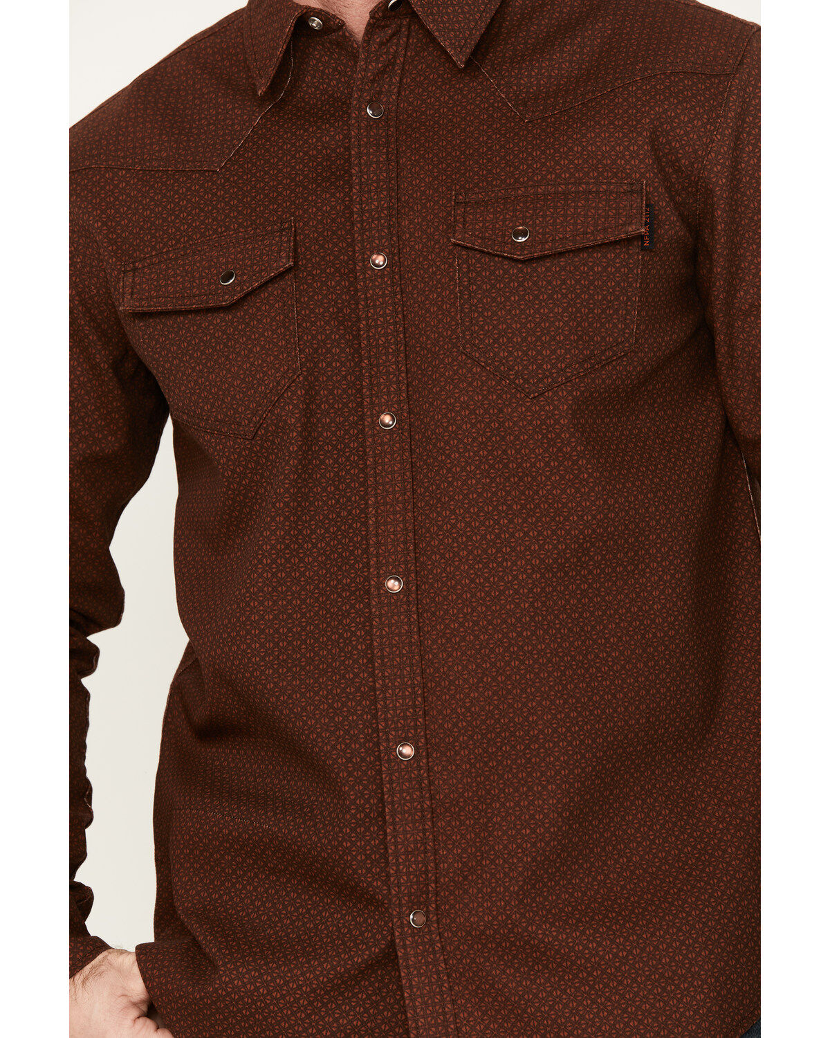 Cody James Men's FR Solid Long Sleeve Snap Western Shirt