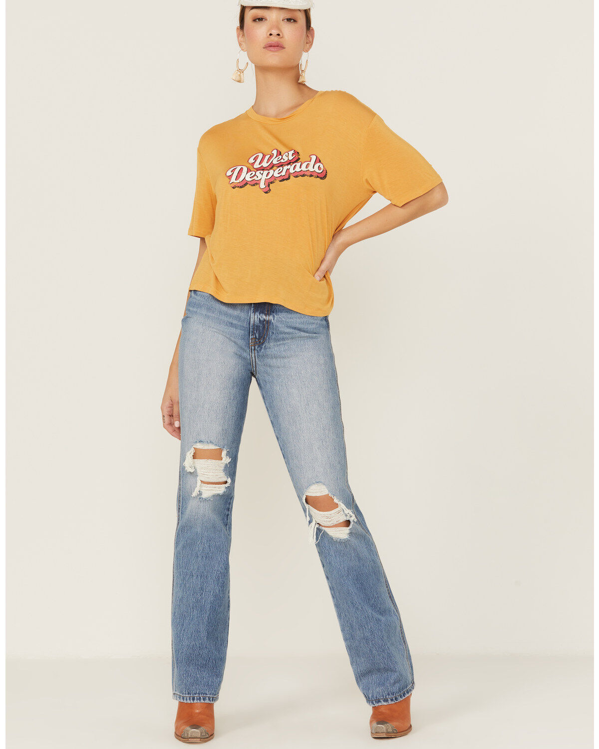 Panhandle Women's West Desperado Graphic Boxy Tee