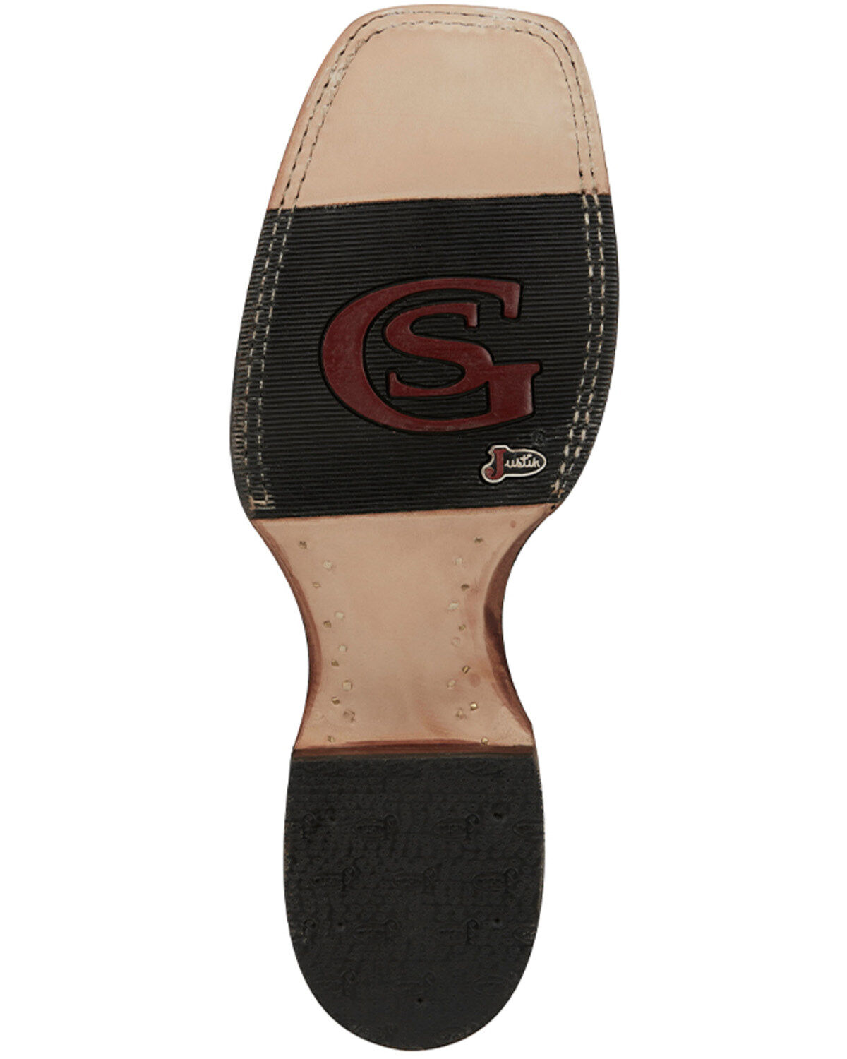 Justin Men's Haggard Exotic Caiman Western Boots - Broad Square Toe