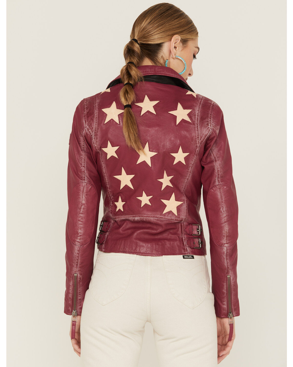 Mauritius Women's Christy Scatter Star Leather Jacket