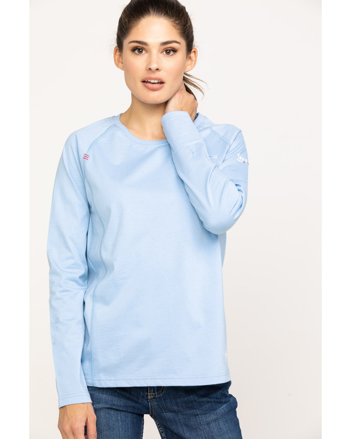 Ariat Women's FR Air Crew Long Sleeve Work Shirt